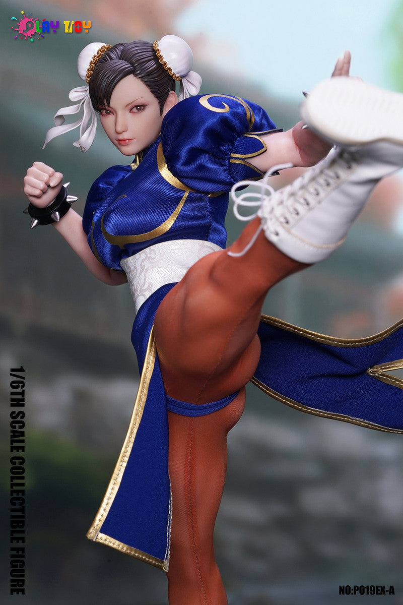 [PRE-ORDER] PLAY TOY Chun-li 1/6 Fighting Goddess (Blue)