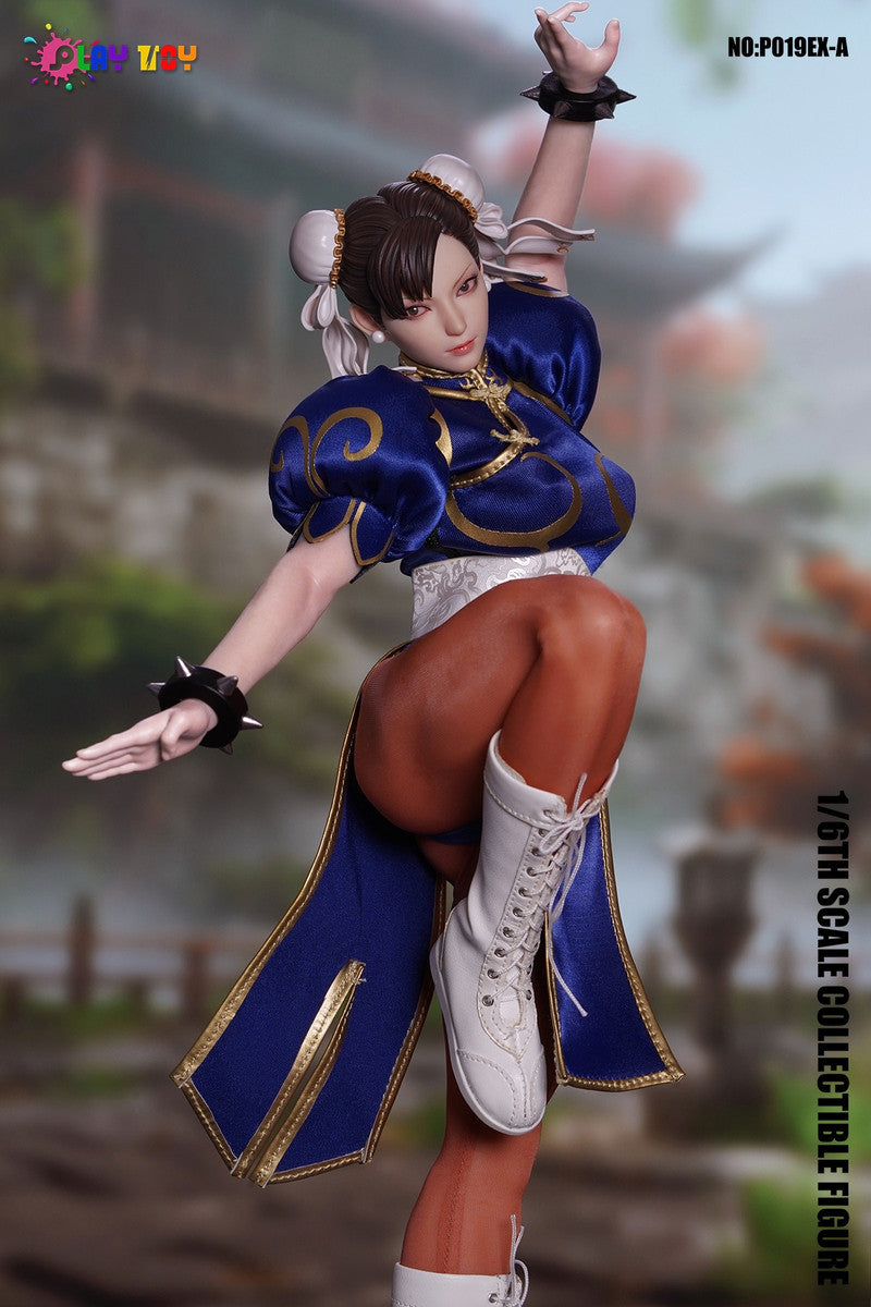 [PRE-ORDER] PLAY TOY Chun-li 1/6 Fighting Goddess (Blue)