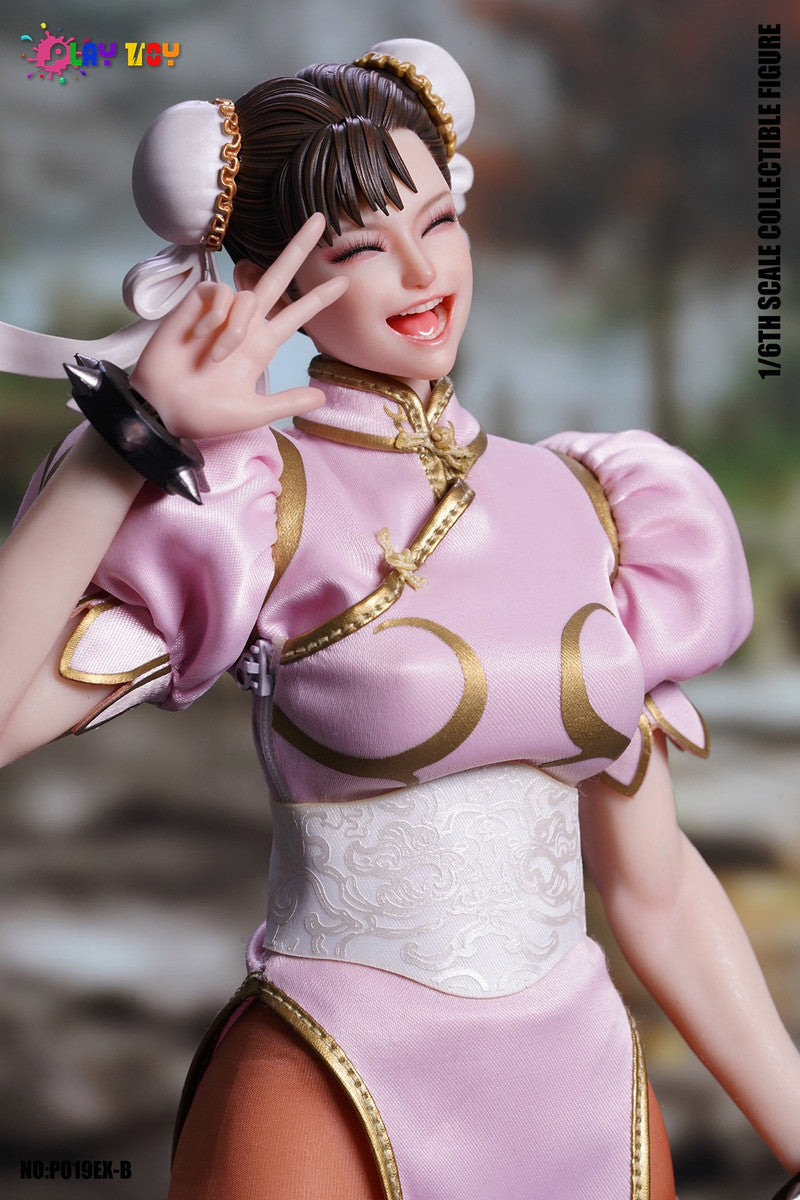 [PRE-ORDER] PLAY TOY Chun-li 1/6 Fighting Goddess (Pink)