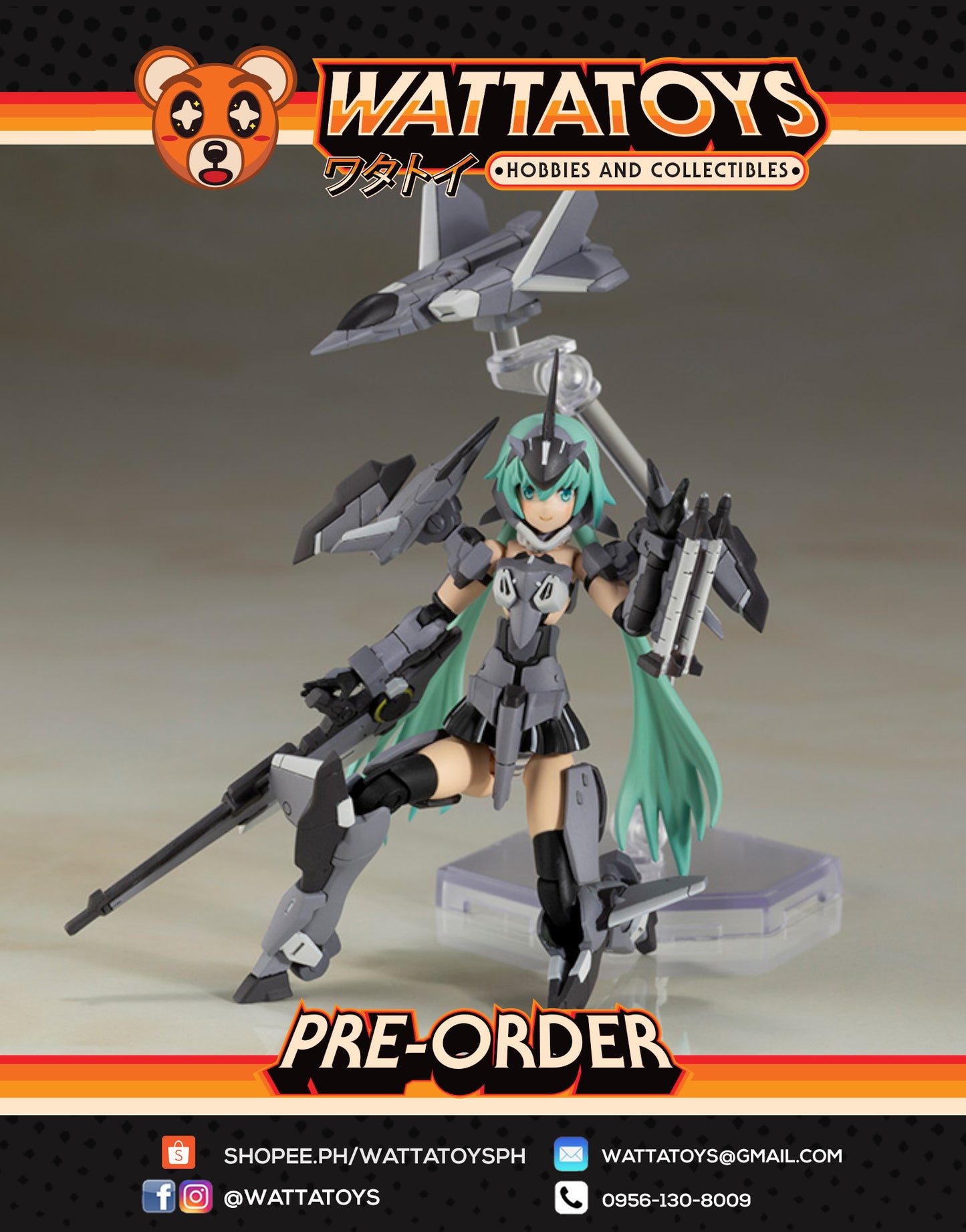 PRE ORDER Frame Arms Girl Handscale Stylet XF-3 Low Visibility Ver.