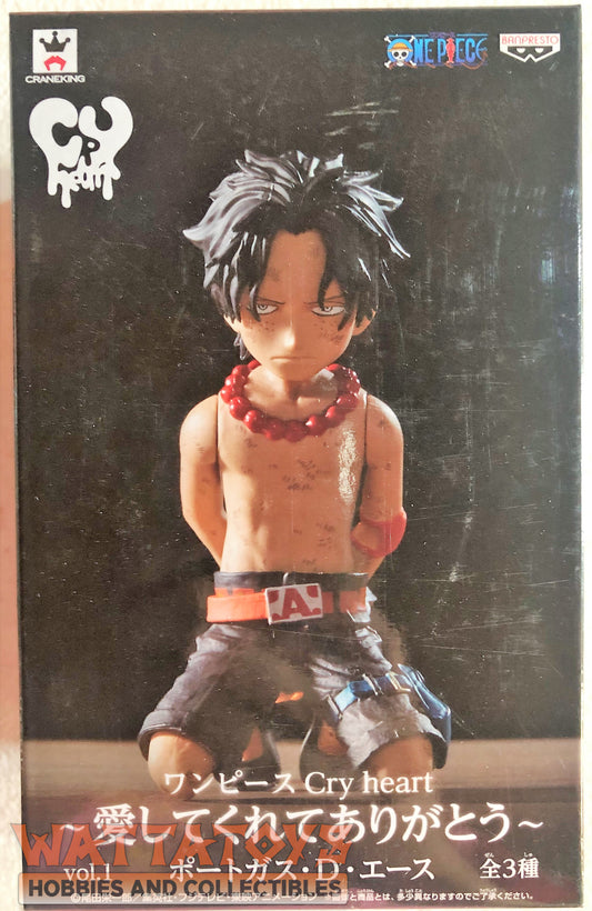 One Piece Cry Heart ~Thank you for loving me~ Vol. 1 Figure - Portgas D. Ace