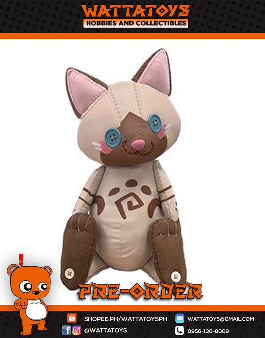 PRE ORDER Monster Hunter World: Iceborne Plush Toy - Felyne (Airou) Doll