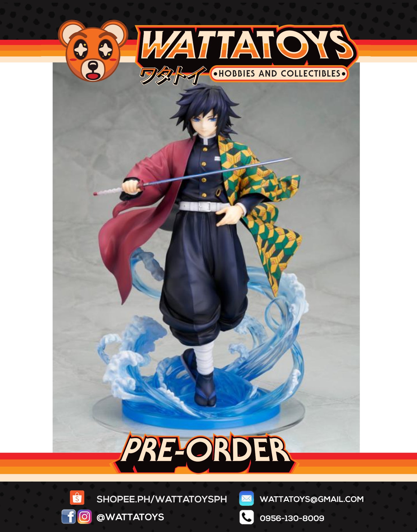 PRE ORDER 1/8 Demon Slayer: Kimetsu no Yaiba - Giyu Tomioka