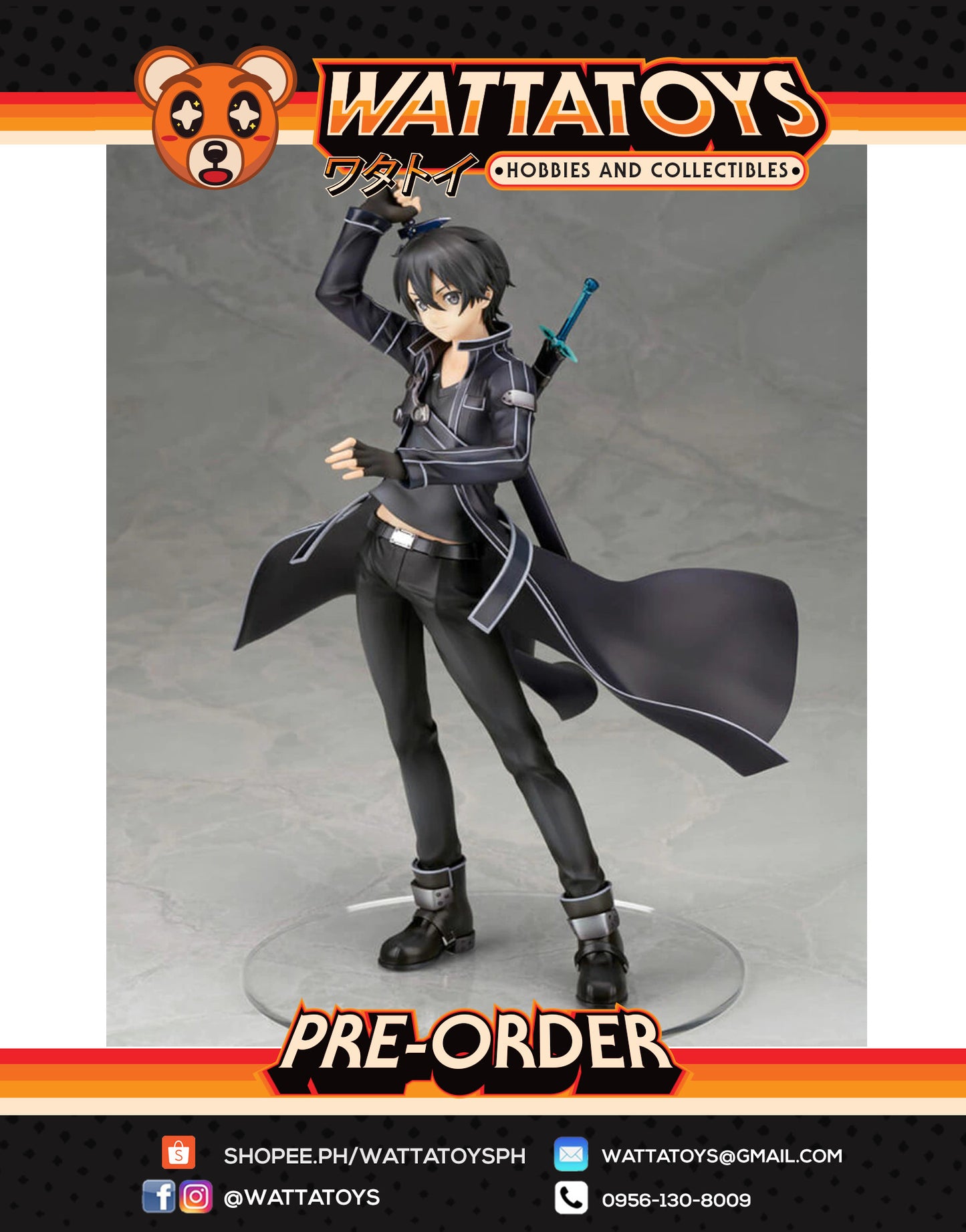 PRE ORDER 1/7 Sword Art Online - Kirito