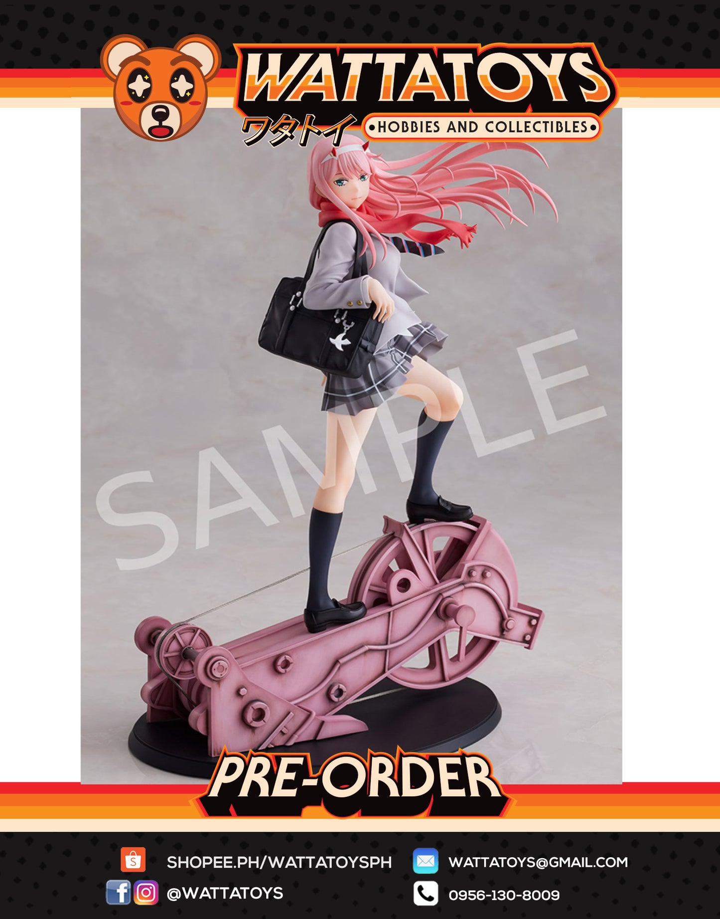 PRE ORDER 1/7 Darling in the FRANXX - Zero Two: School Uniform Ver. (re-run)