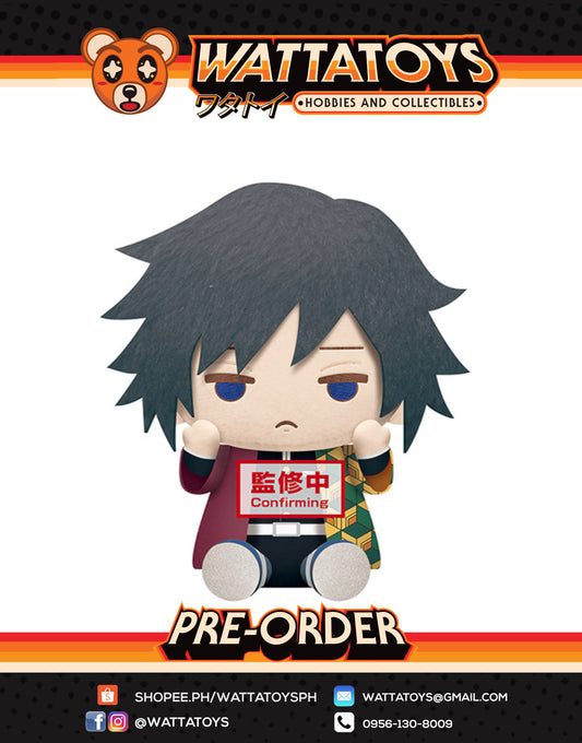 PRE ORDER Demon Slayer: Kimetsu no Yaiba Big Plush Ver. 2 - Giyu Tomioka