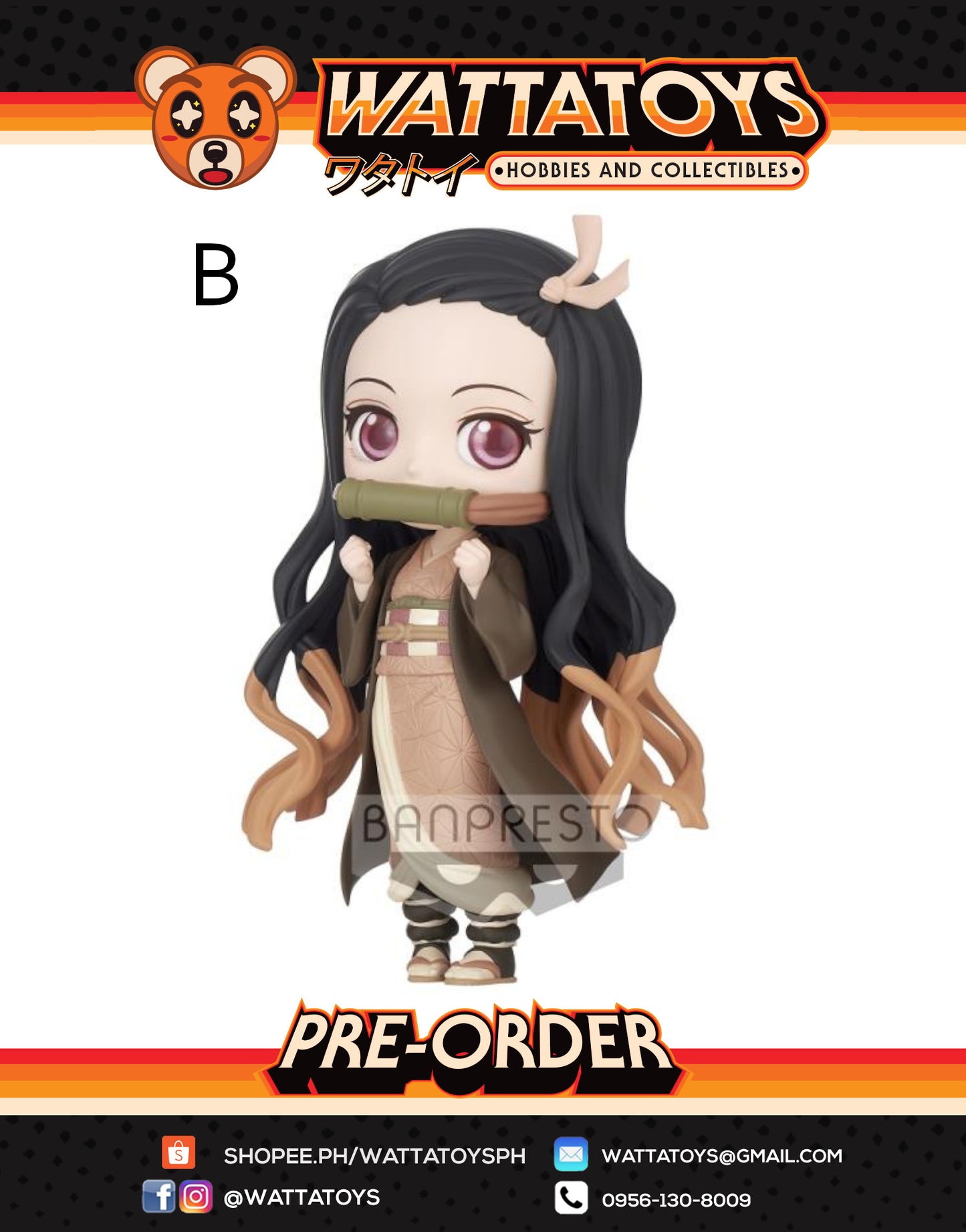 PRE ORDER Q Posket Demon Slayer: Kimetsu no Yaiba - Nezuko Kamado II