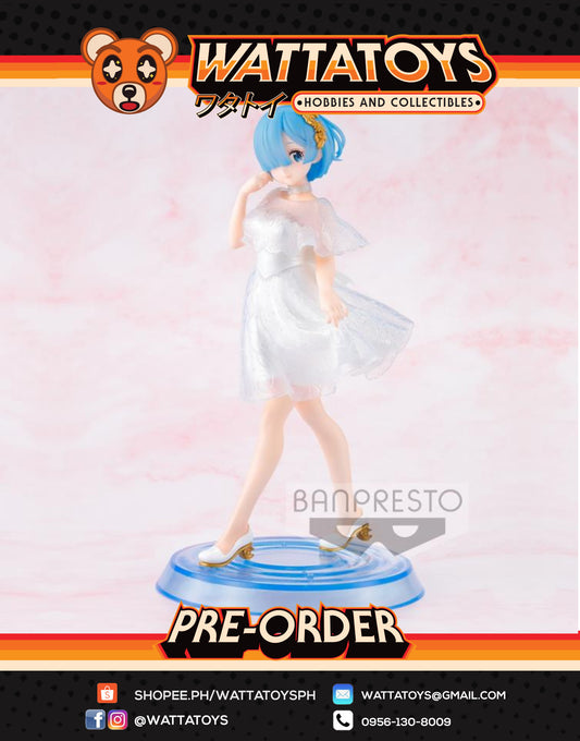 PRE ORDER Re:ZERO Starting Life in Another World = Serenus Couture - REM