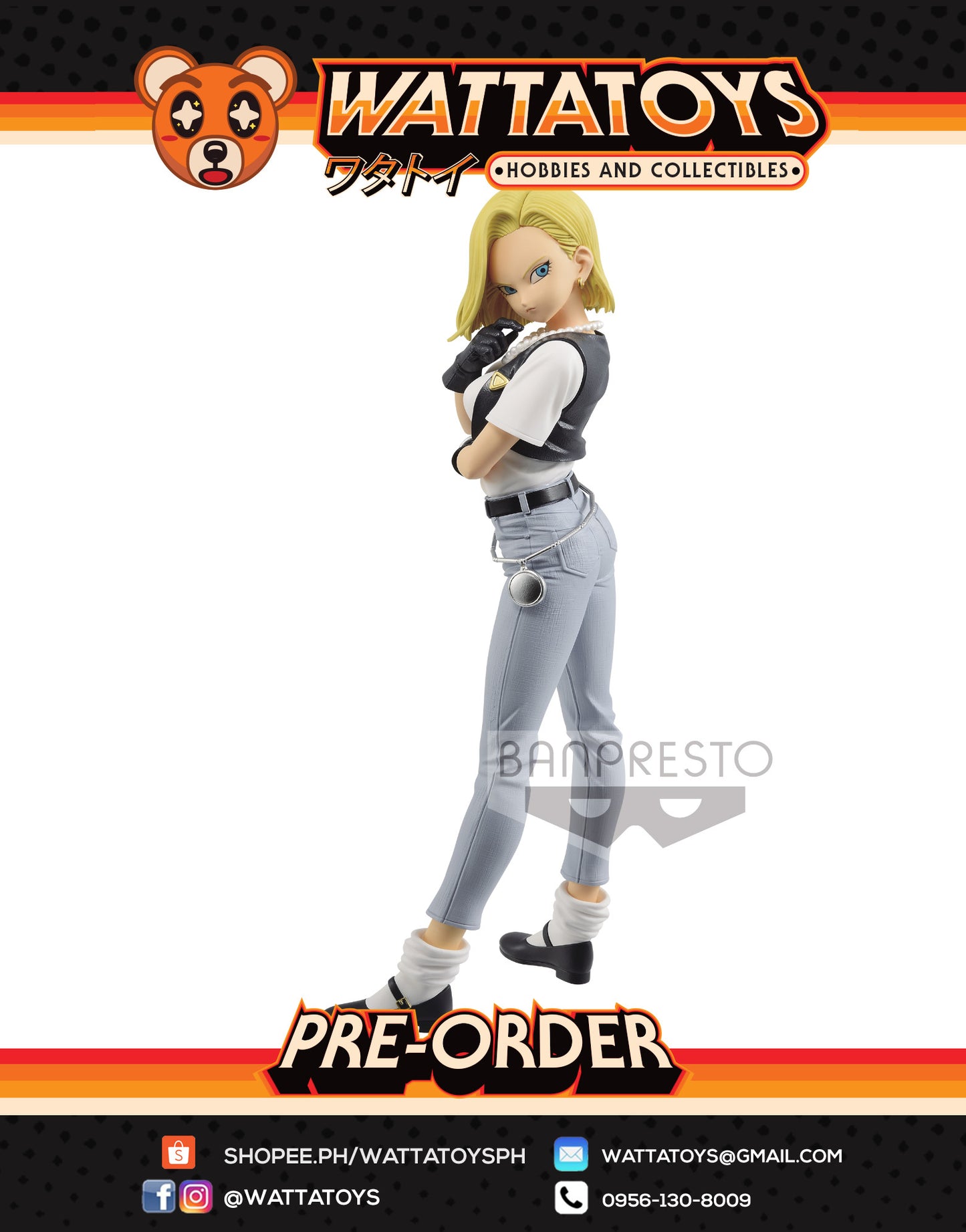 PRE ORDER Dragon Ball Z Glitter & Glamours - Android 18 III