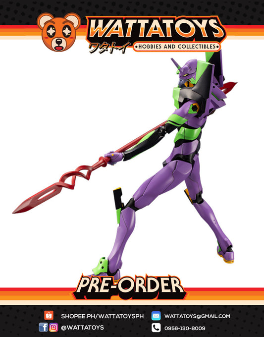 PRE ORDER EVANGELION:3.0 +1.0 Thrice Upon A Time - Evangelion Test Type-01 With Spear of Cassius