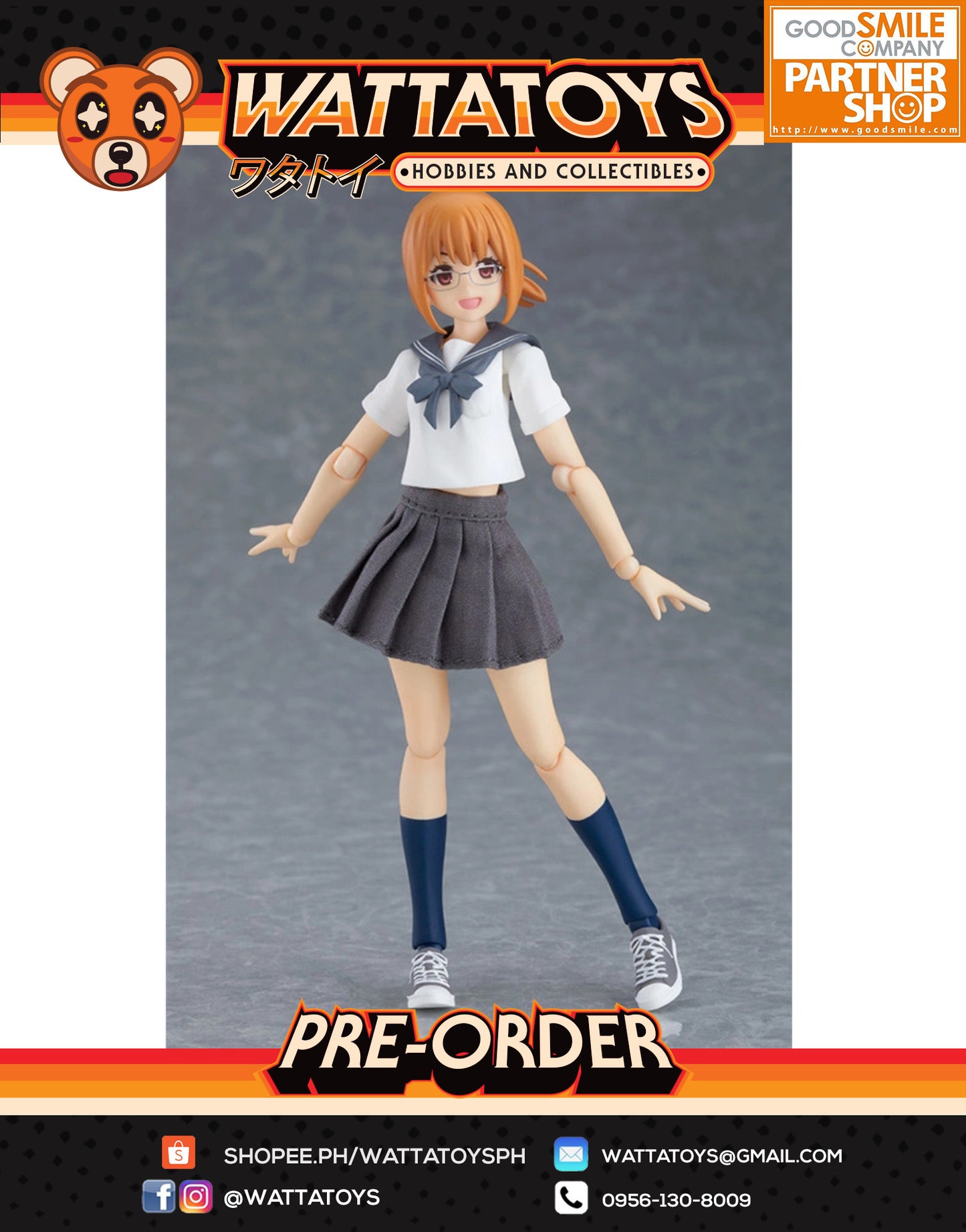 PRE ORDER Figma #497 Figma Styles - Sailor Outfit Body (Emily)