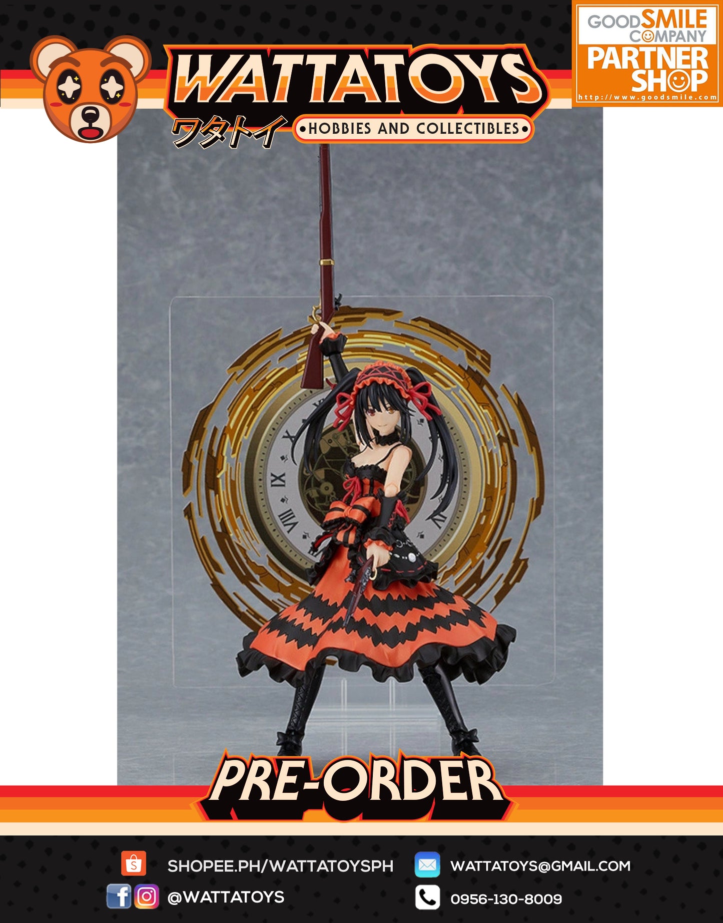 PRE ORDER figma #585 Date A Live III - Kurumi Tokisaki