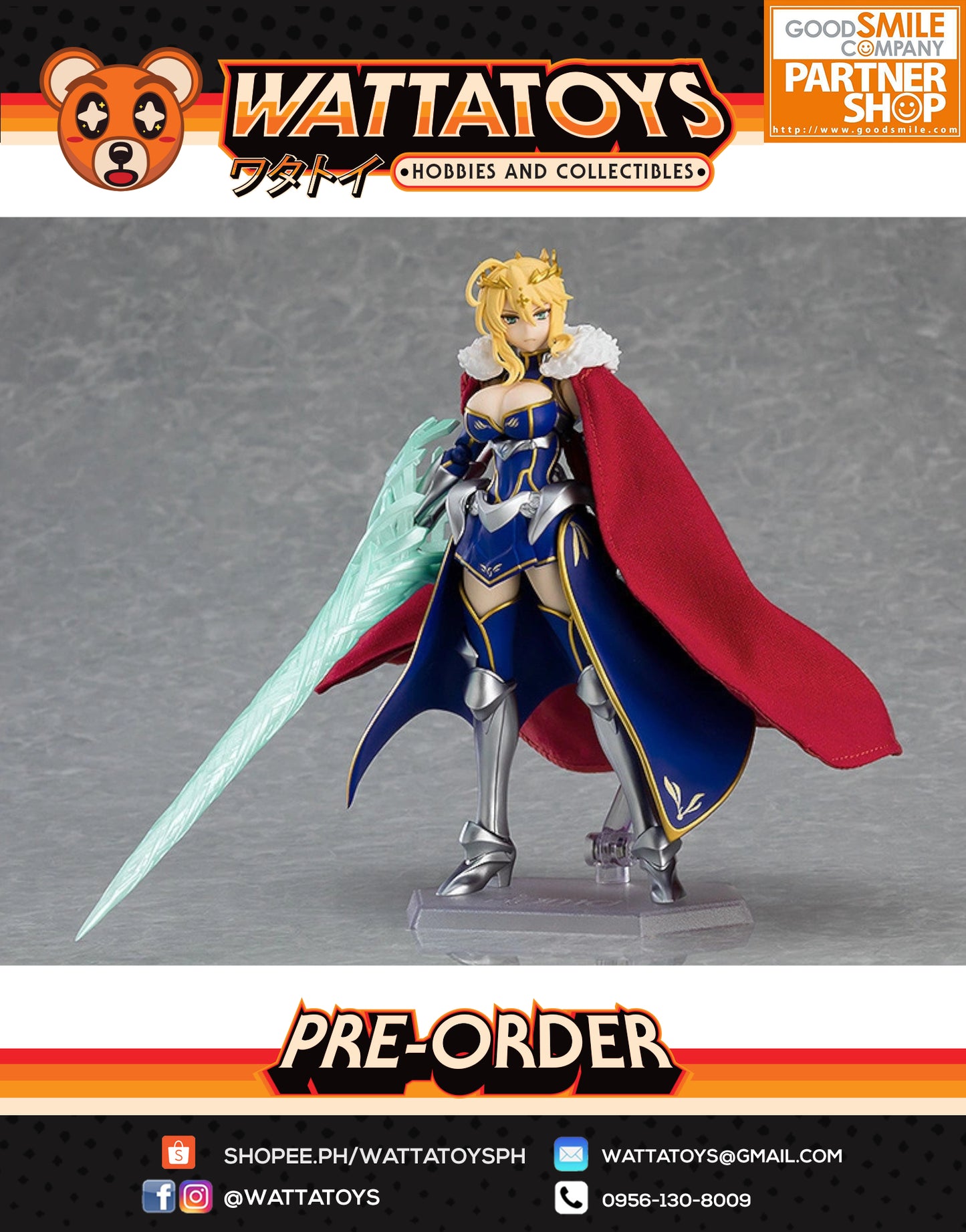 PRE ORDER Figma #568 Fate/Grand Order - Lancer/Altria Pendragon