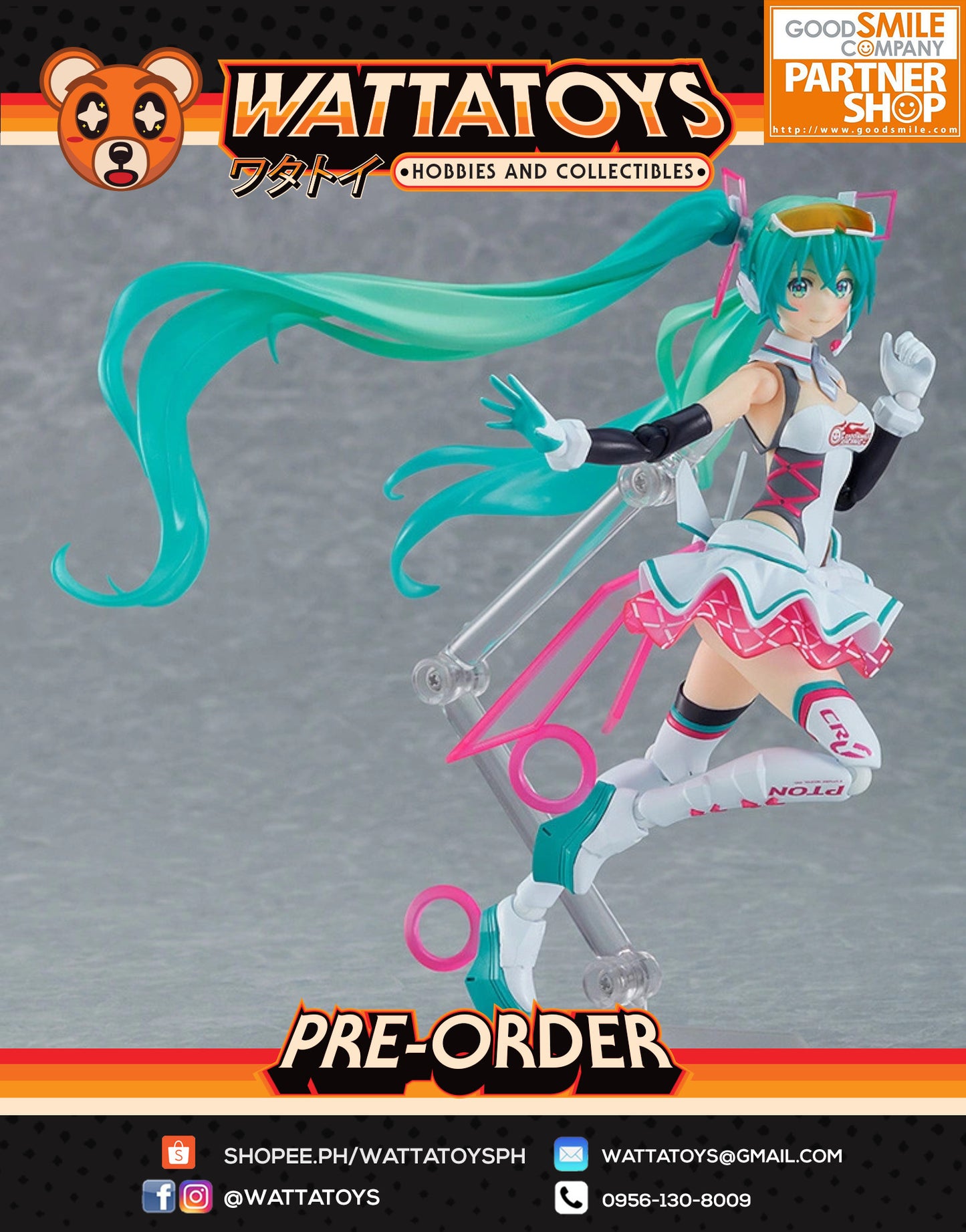 PRE ORDER Figma SP-138 Hatsune Miku GT Project - Racing Miku 2021