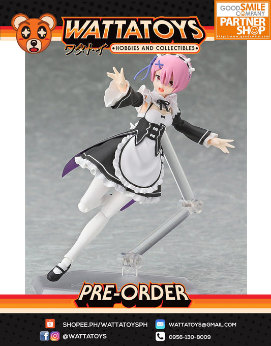 PRE ORDER Figma #347 Re:Zero Starting Life in Another World - Ram (re-run)