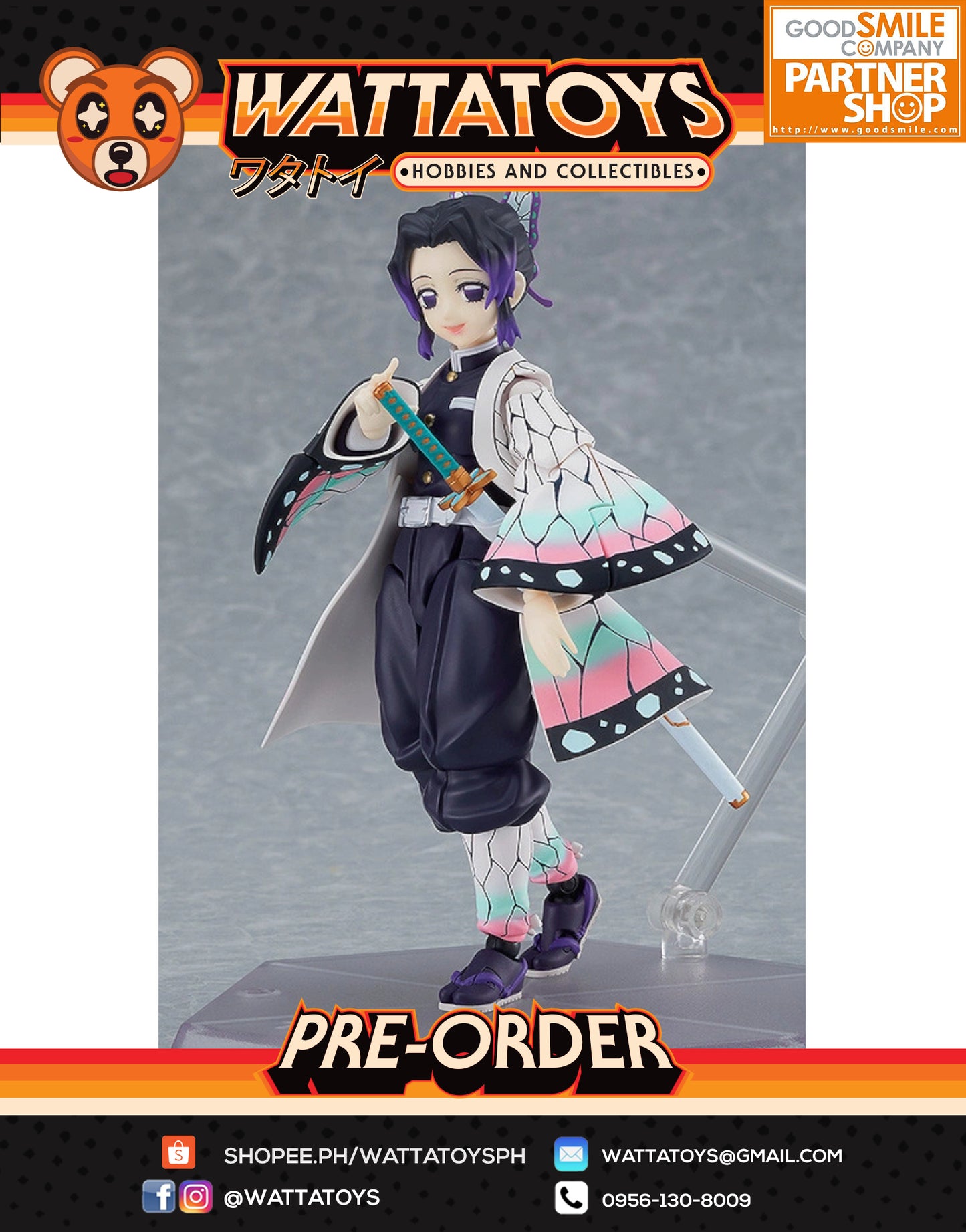 PRE ORDER Figma #575 Demon Slayer: Kimetsu no Yaiba - Shinobu Kocho