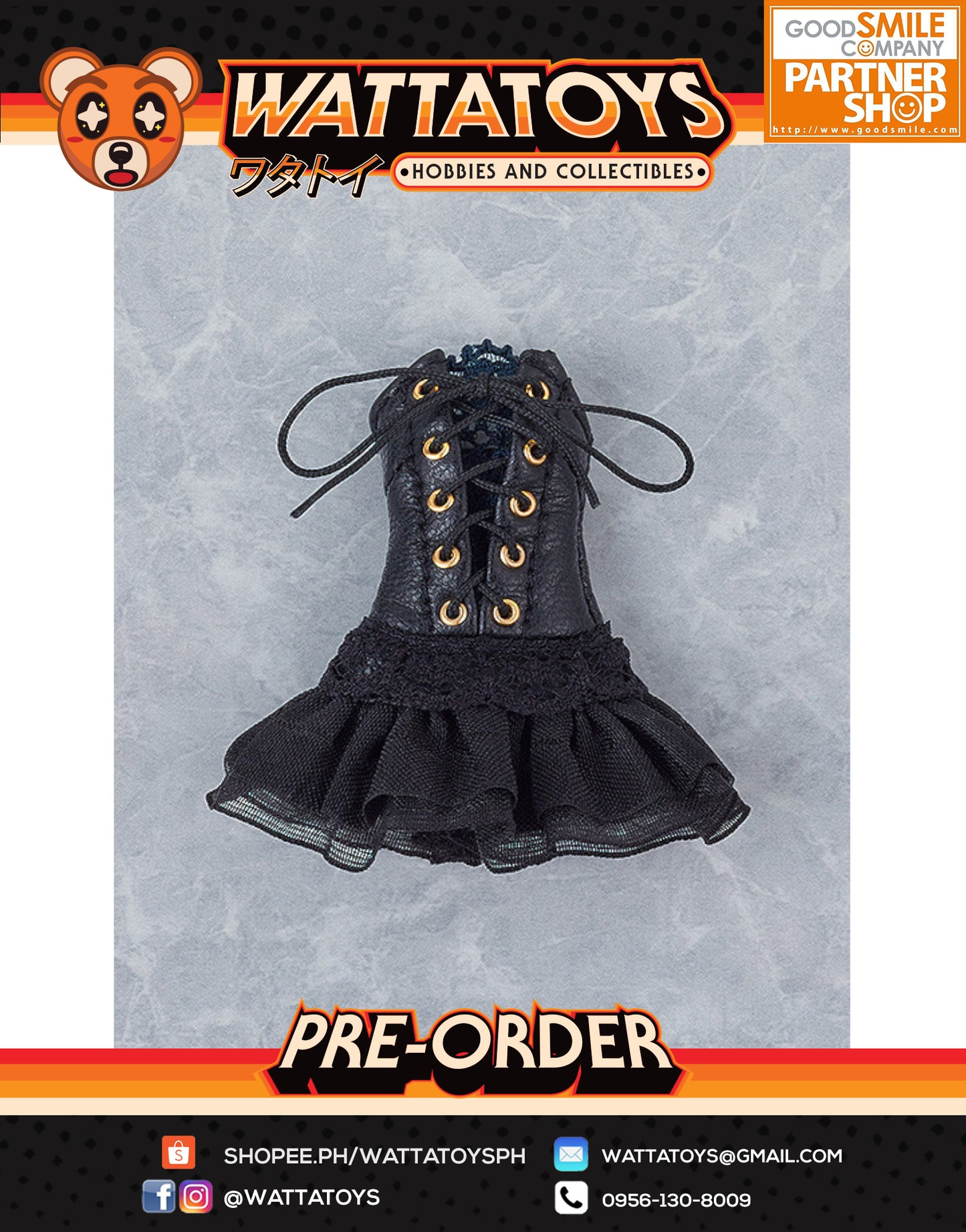 PRE ORDER figma Styles Black Corset Dress