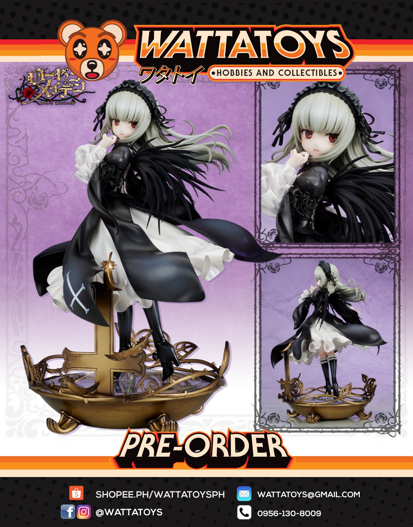 PRE ORDER Non-Scale Rozen Maiden - Suigintou