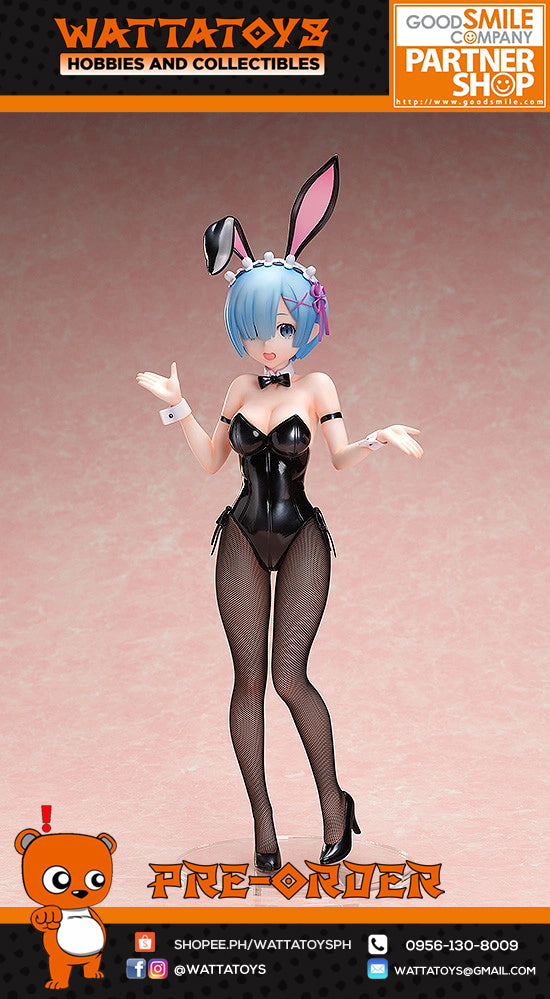 PRE ORDER 1/4 Re:Zero - Rem Bunny Ver. 2nd