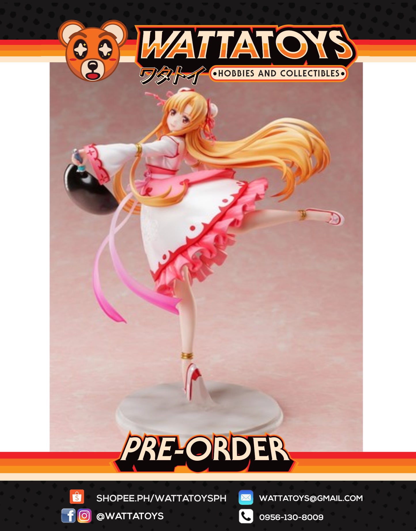 PRE ORDER 1/7 Sword Art Online - War of Underworld - Asuna China Dress Ver.