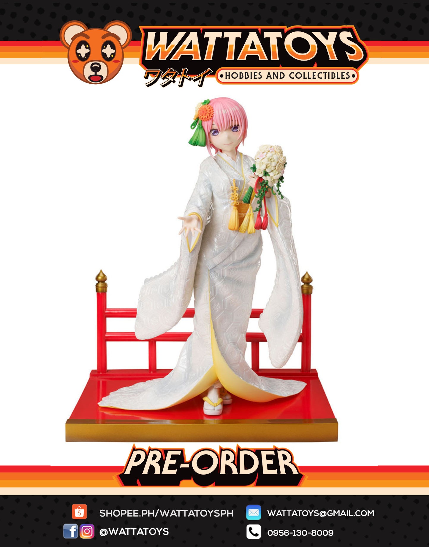 PRE ORDER 1/7 The Quintessential Quintuplets 2 - Ichika Nakano Shiromuku