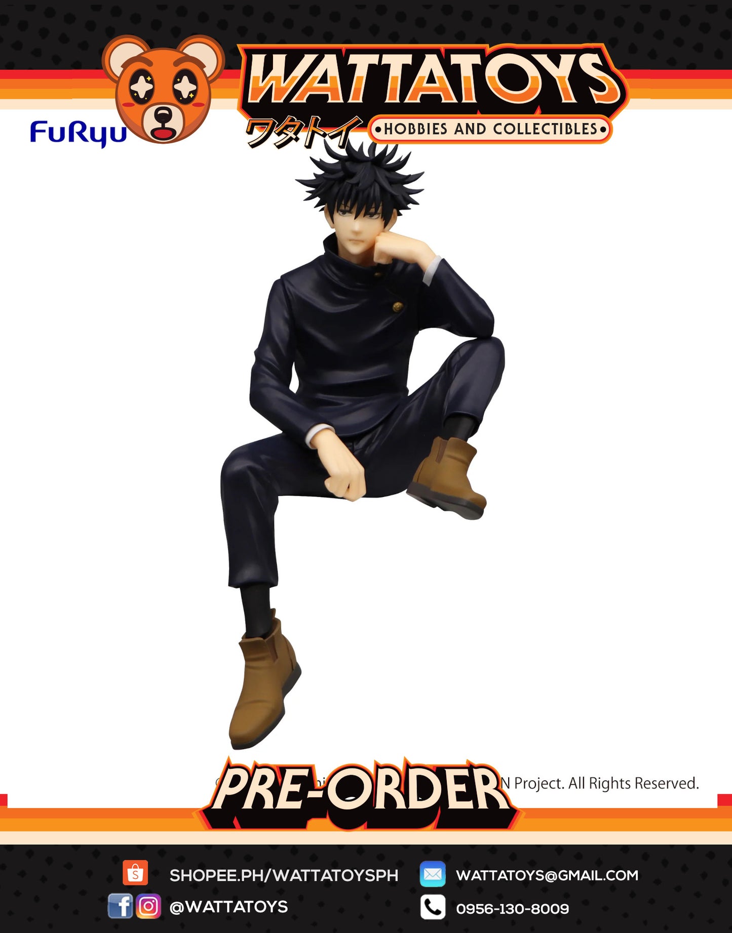 PRE ORDER Jujutsu Kaisen Megumi Fushiguro Noodle Stopper Figure