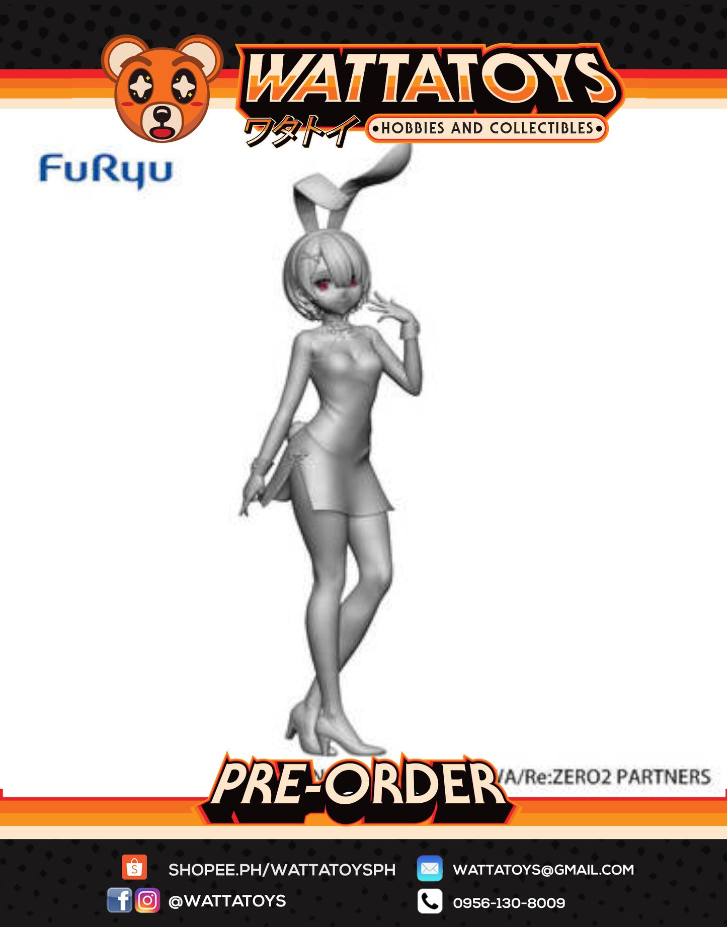 PRE ORDER Re:Zero BiCute Bunnies Figure - RAM: CHINA Dress