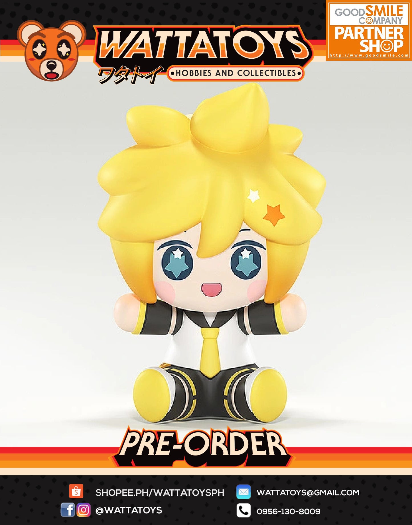 PRE ORDER Huggy Good Smile Kagamine Len Ver.