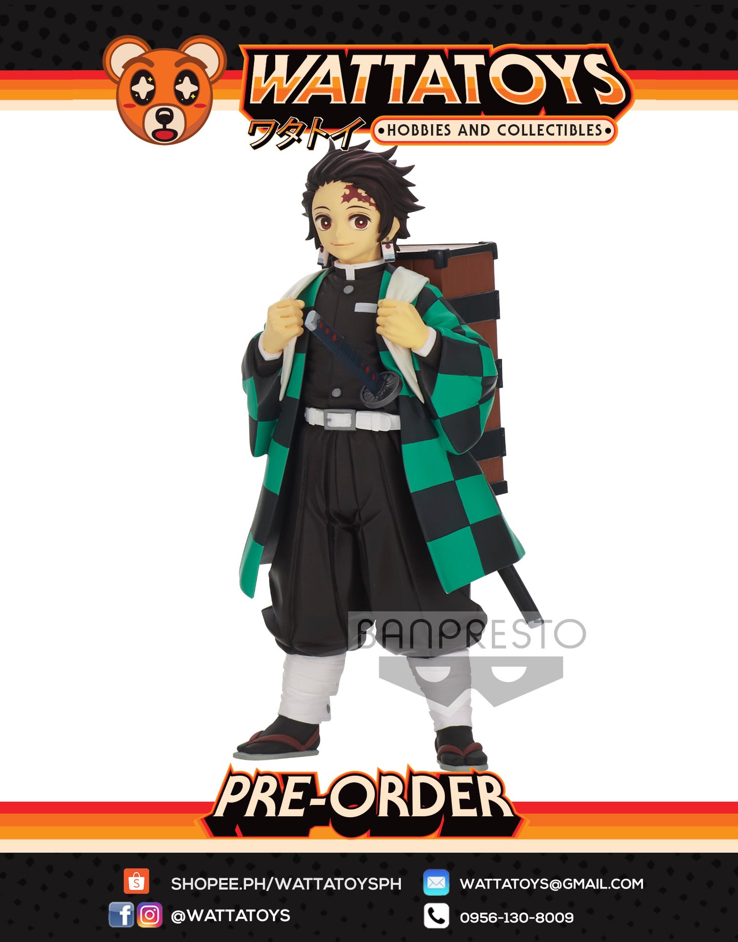 PRE ORDER Demon Slayer Kimetsu no Yaiba Vol. 18 Figure (B: Tanjiro Kamado)