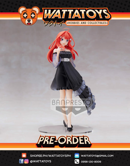 PRE ORDER THE QUINTESSENTIAL QUINTUPLETS∬ KYUNTIES ITSUKI NAKANO FIGURE