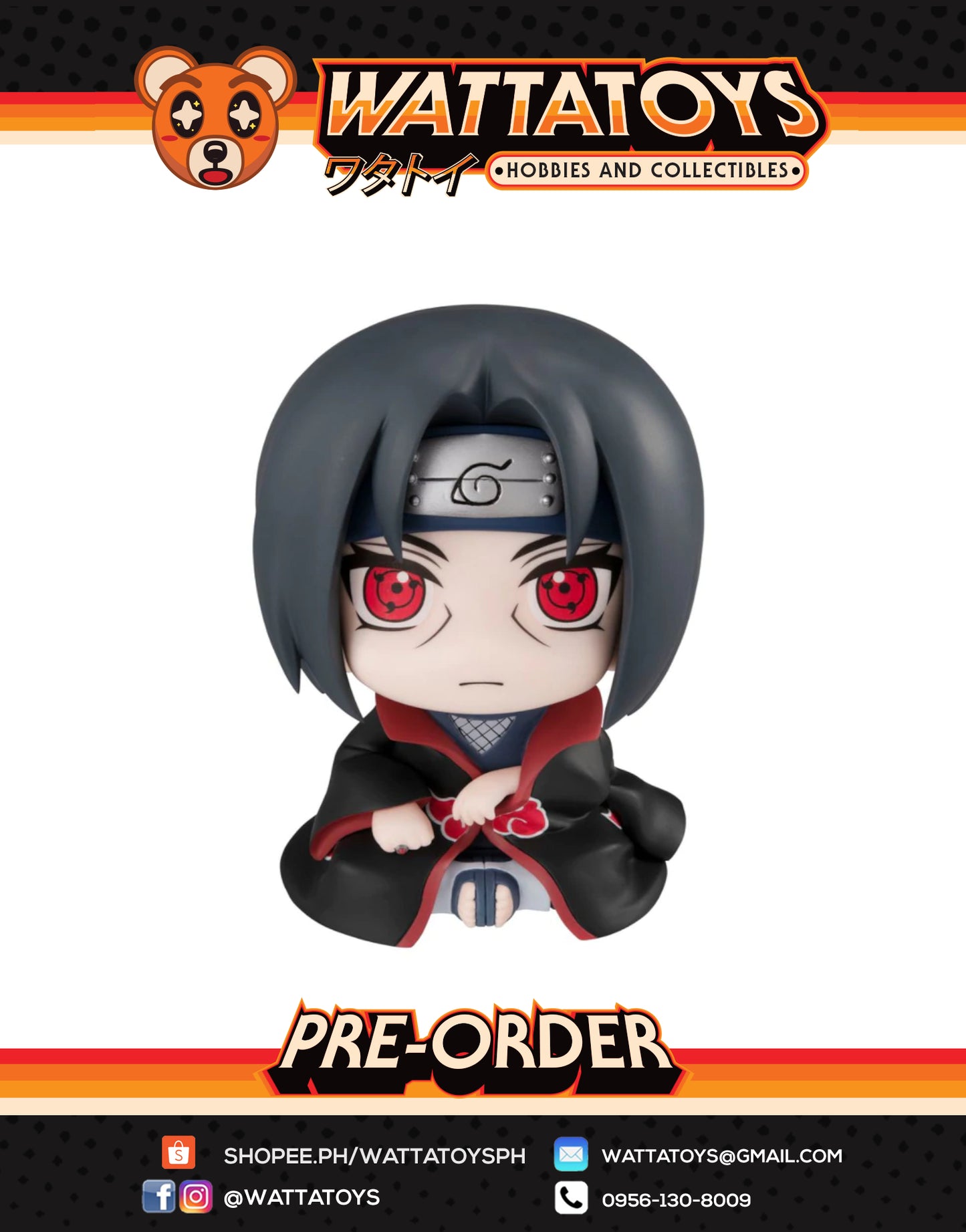 PRE ORDER Lookup Naruto - Uchiha Itachi (reissue)