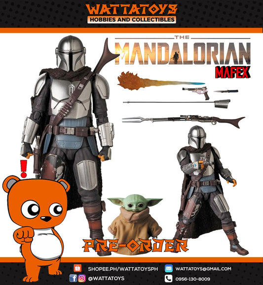 PRE ORDER Medicom Toys: Star Wars MAFEX No. 129 The Mandalorian (Beskar Armor)