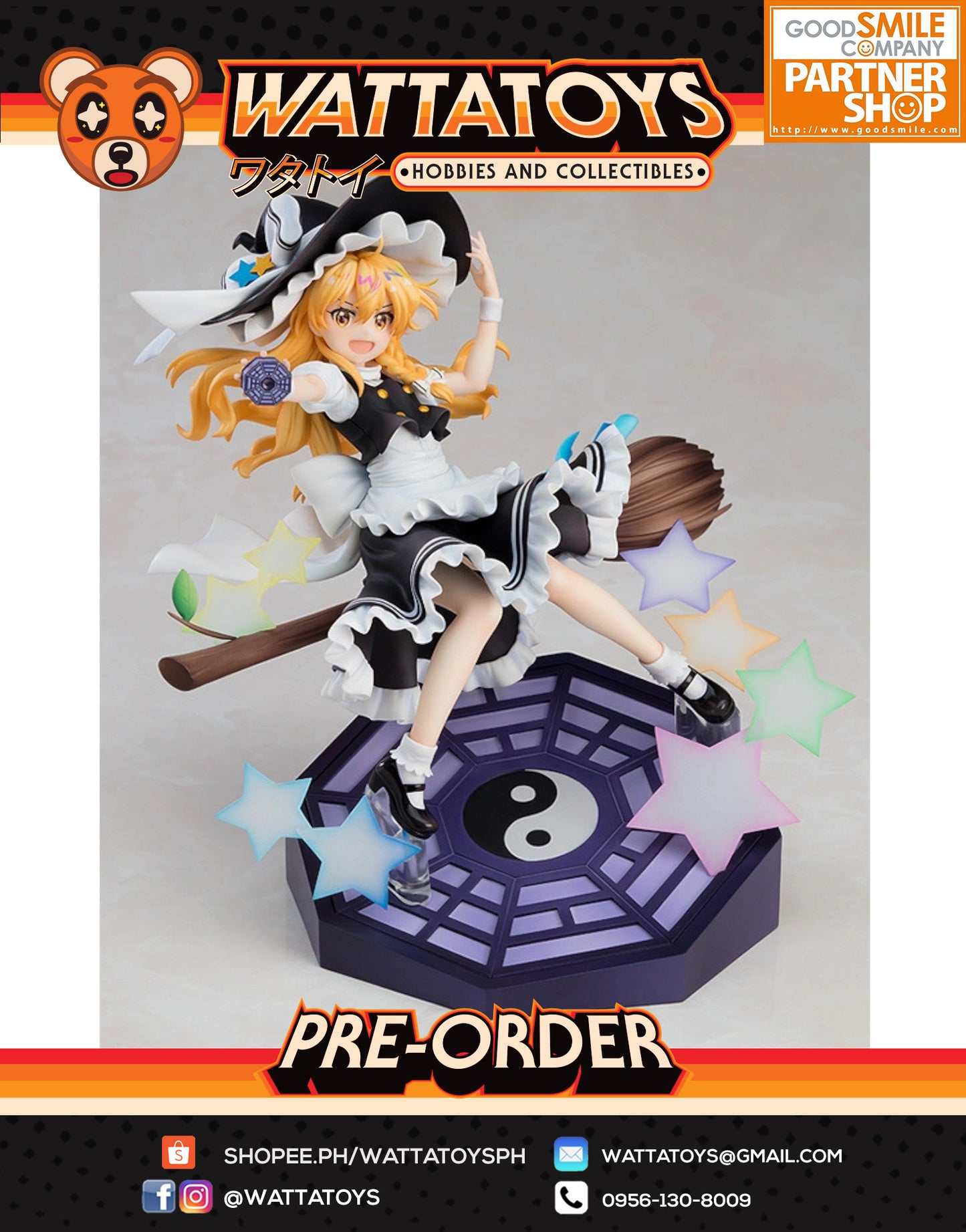 PRE ORDER 1/8 Touhou LostWord - Marisa Kirisame