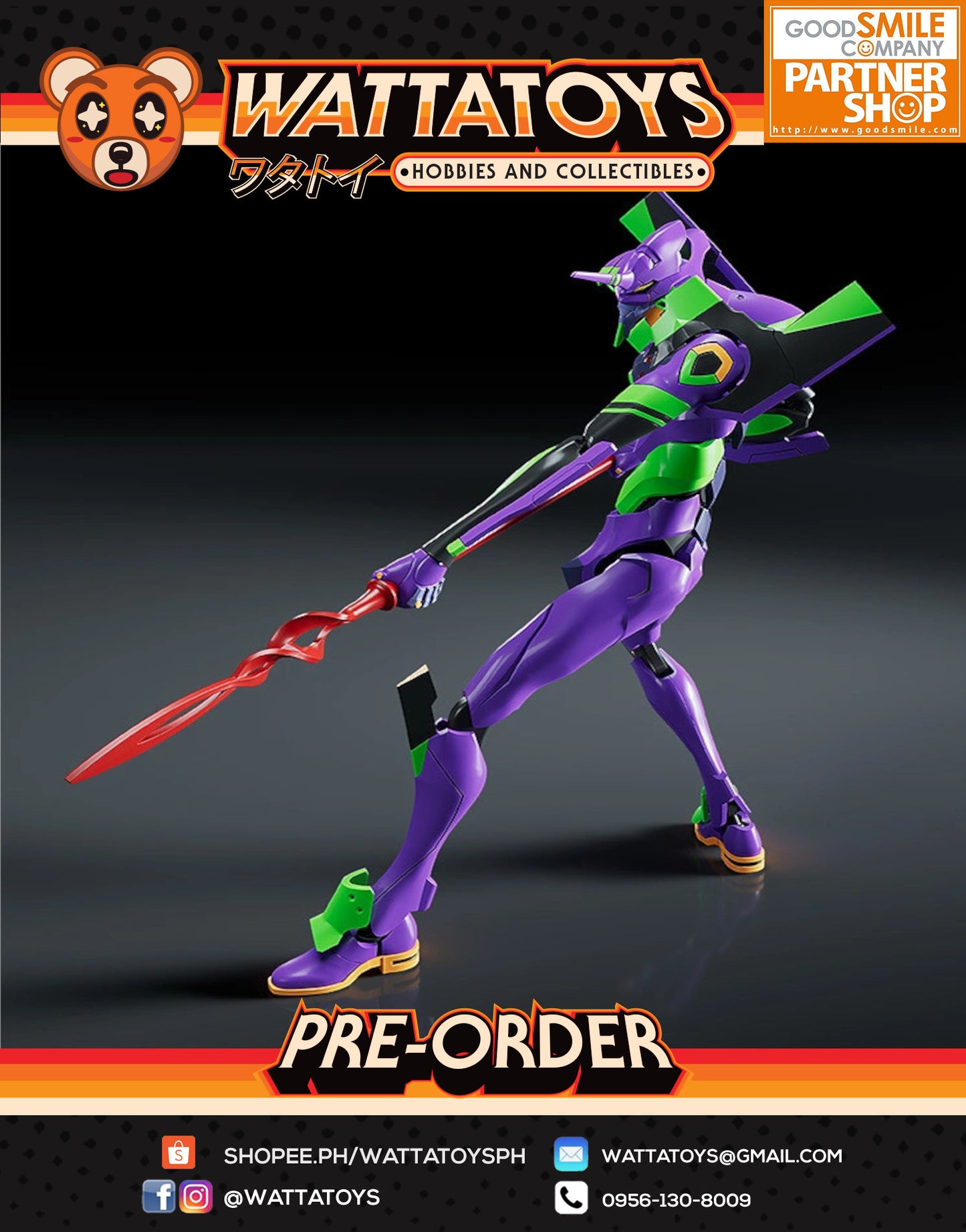 PRE ORDER MODEROID Evangelion Unit-01