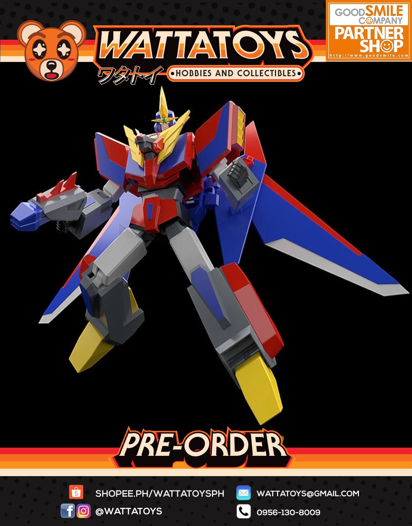 PRE ORDER MODEROID Energy Bomb Gambaruger - Gekiryuger