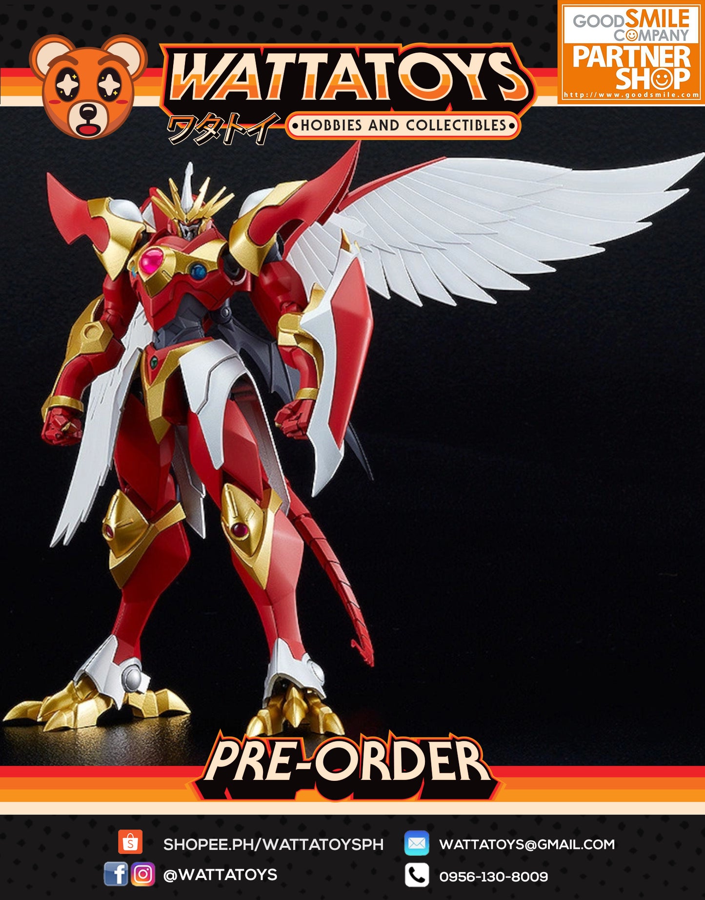 PRE ORDER MODEROID Magic Knight Rayearth - Combined Rune God Rayearth