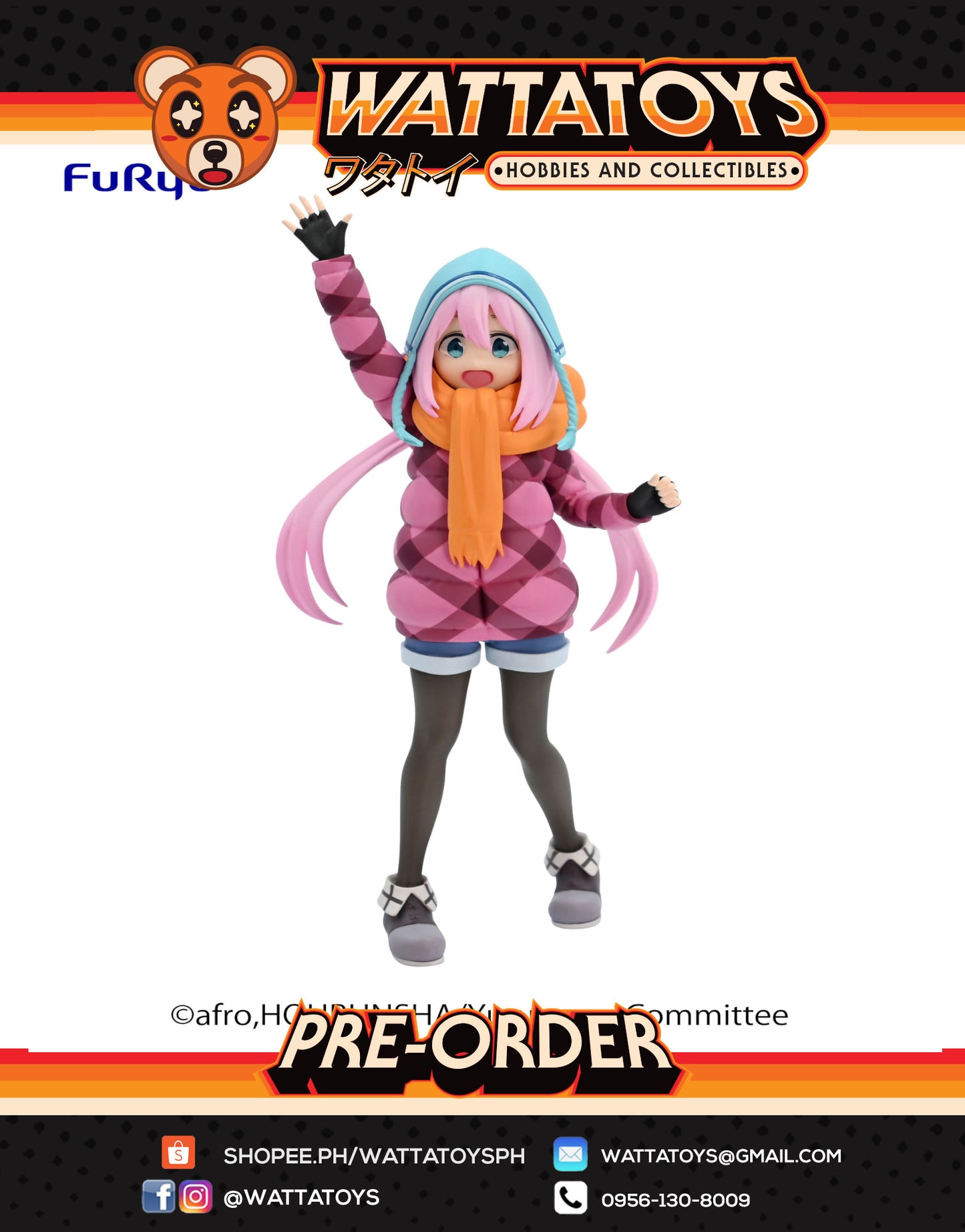 PRE ORDER Laid-Back Camp Special Figure - Nadeshiko Kagamihara