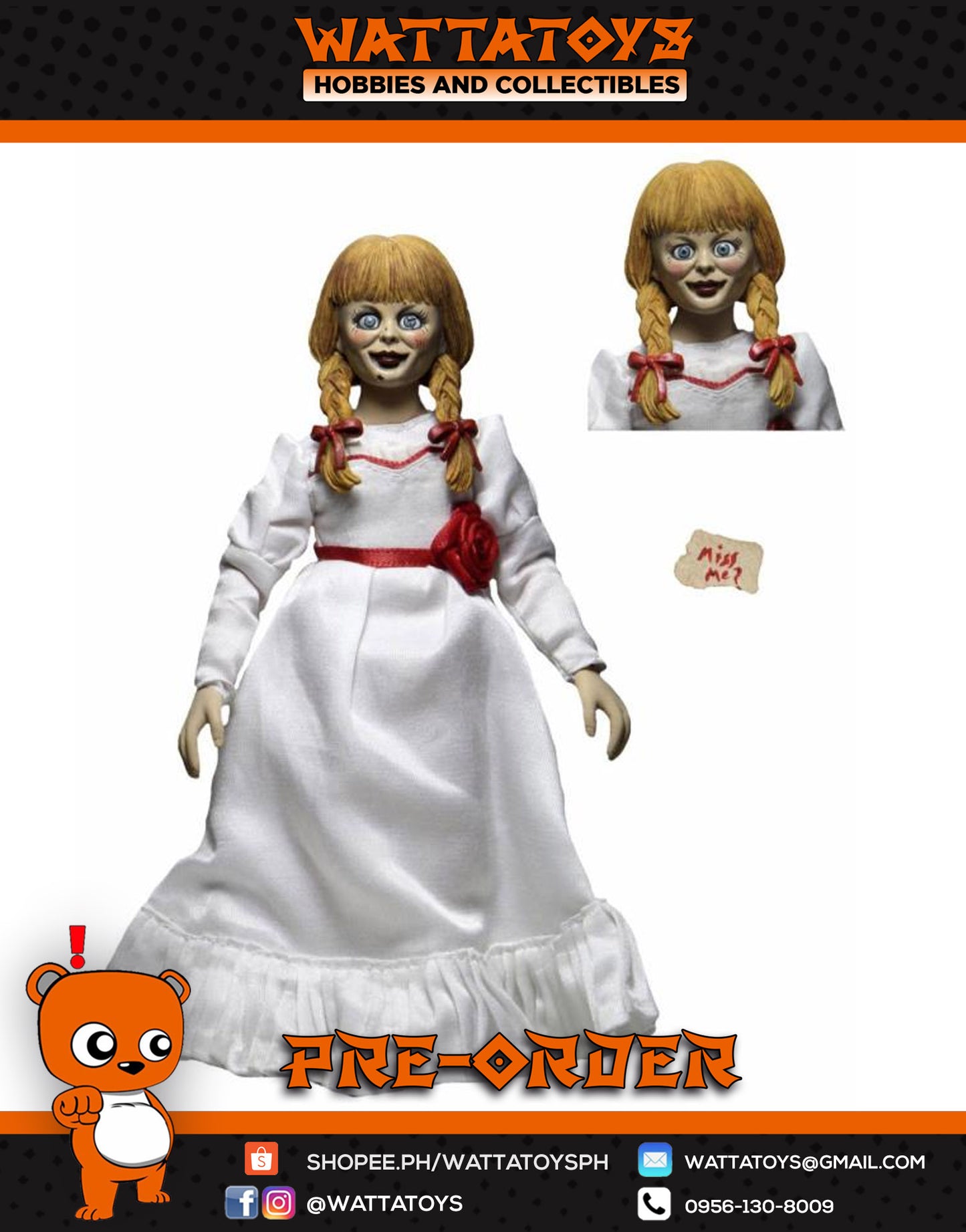 PRE ORDER The Conjuring Universe: Annabelle Figure
