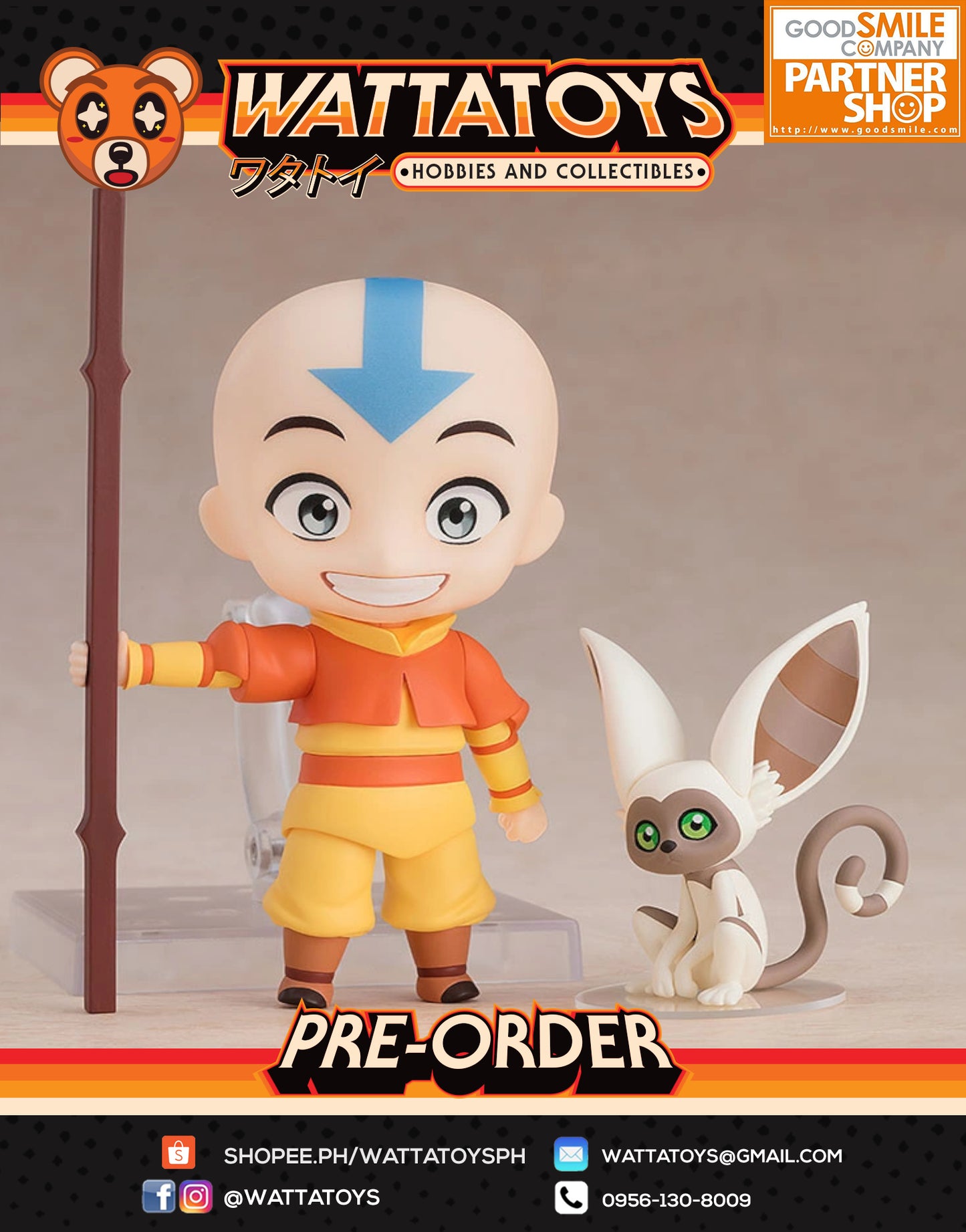 PRE ORDER Nendoroid #1867 Avatar: The Last Airbender - Aang