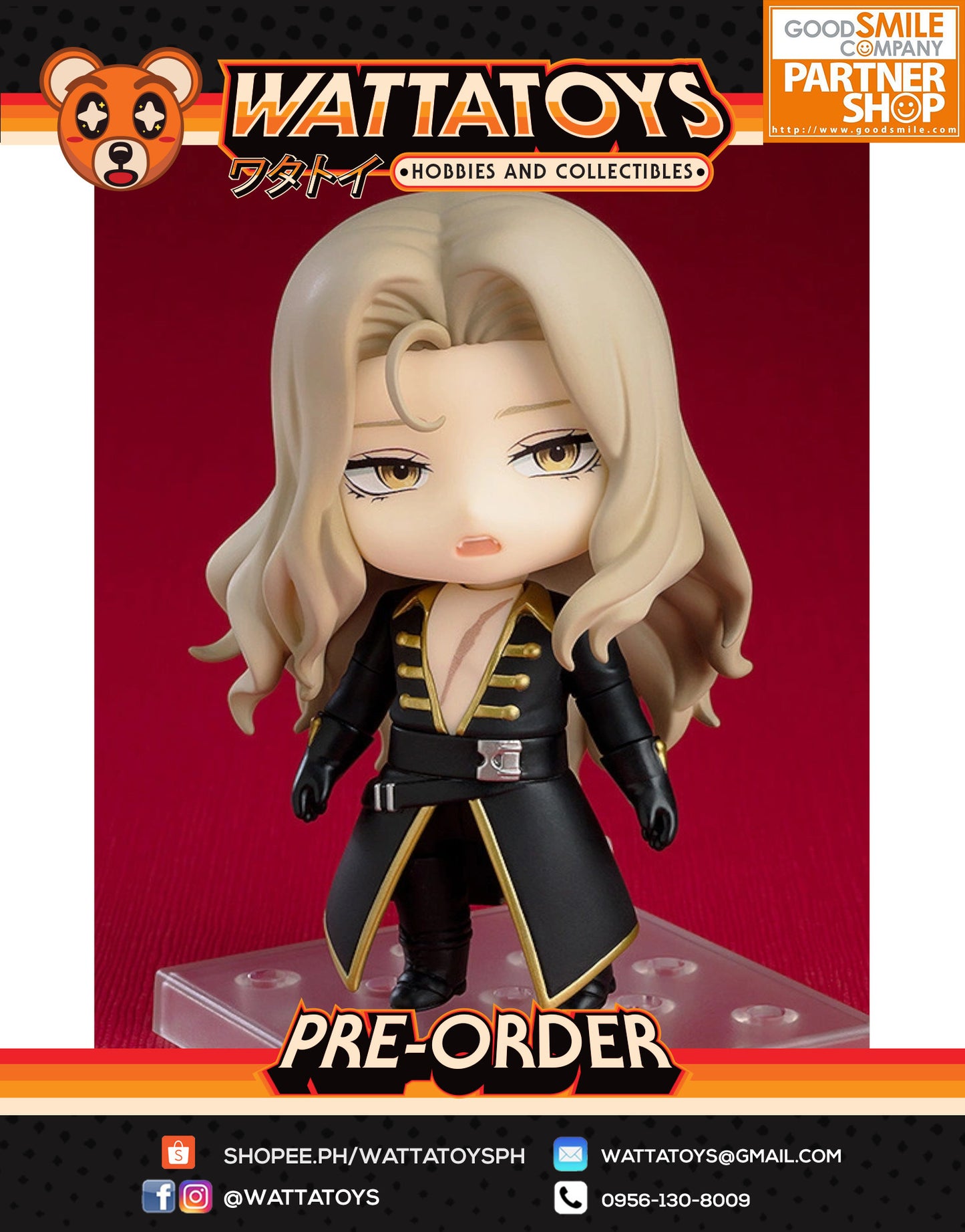 PRE ORDER Nendoroid 1899 Castlevania - Alucard