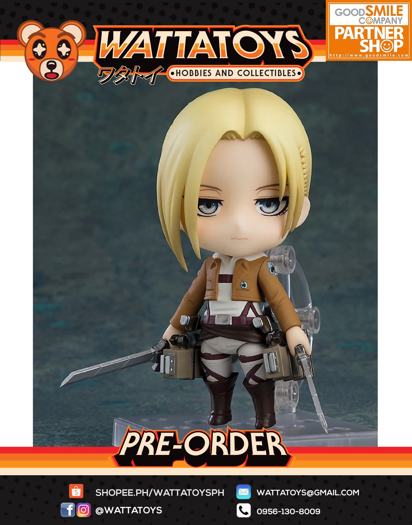 PRE ORDER Nendoroid 1385 Attack on Titan - Annie Leonhart