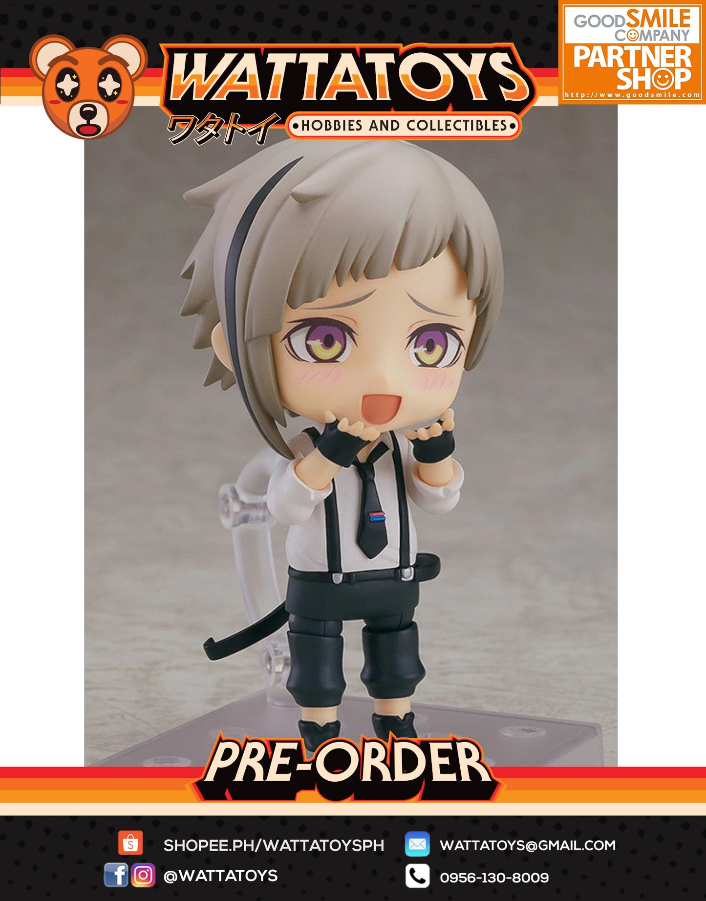 PRE ORDER Nendoroid #893 Bungo Stray Dogs - Atsushi Nakajima (re-run)