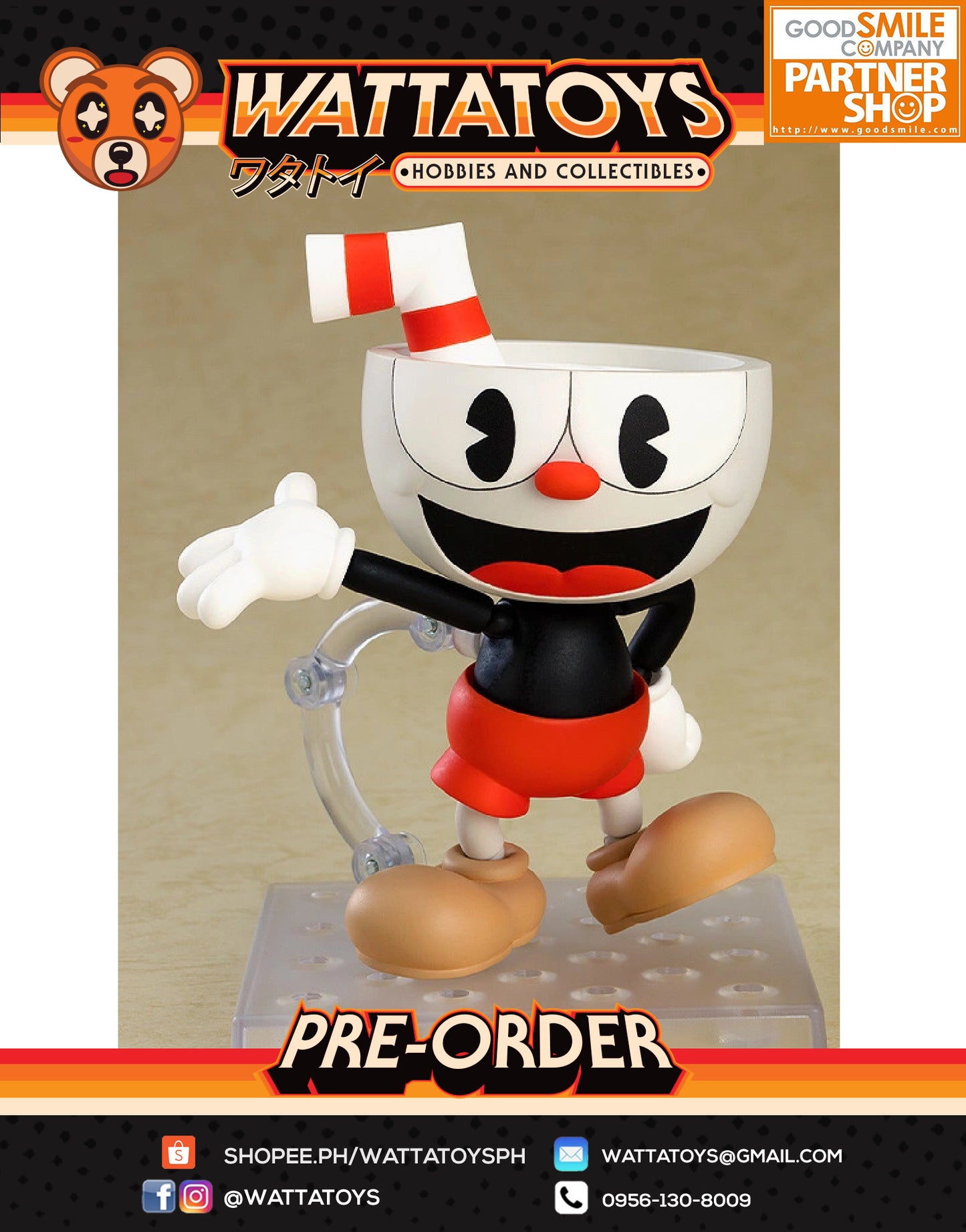 PRE ORDER Nendoroid 2024  Cuphead