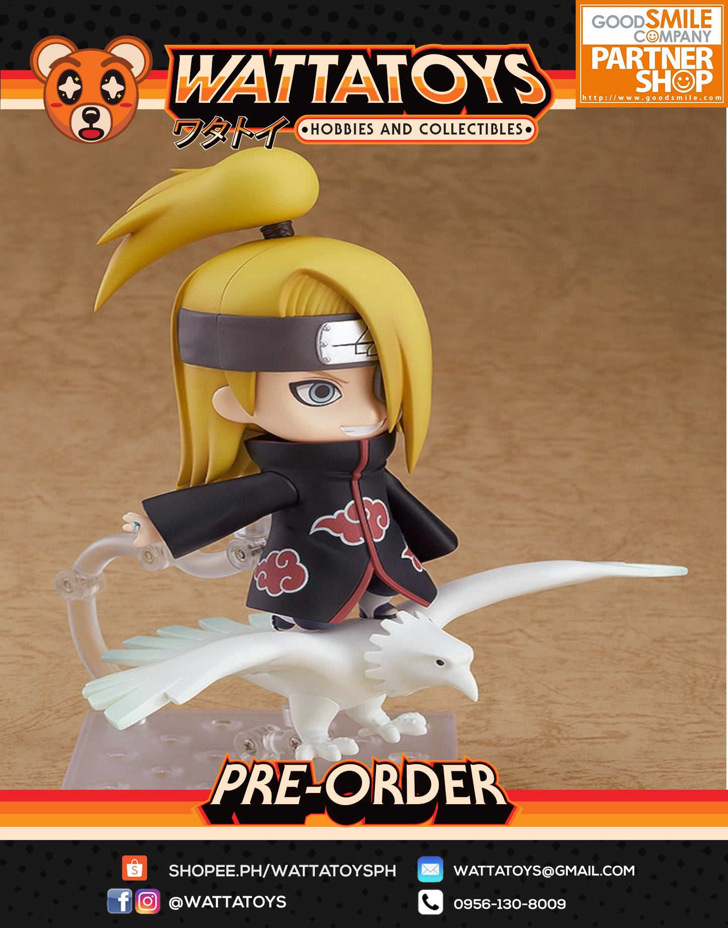 PRE ORDER Nendoroid #1481 Naruto Shippuden - Deidara