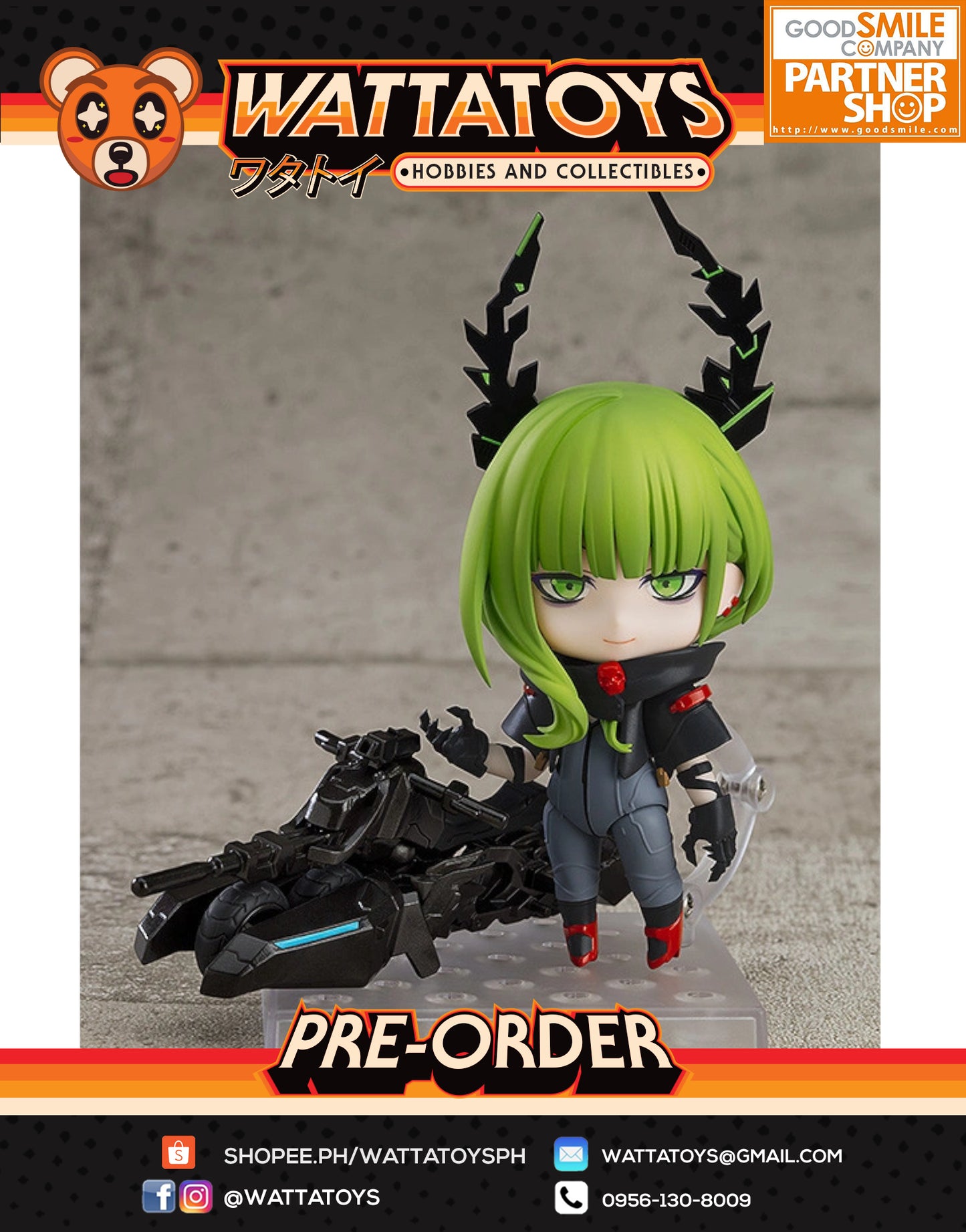 PRE ORDER Nendoroid #1907 BLACK★★ROCK SHOOTER: DAWN FALL - Dead Master DAWN FALL Ver.