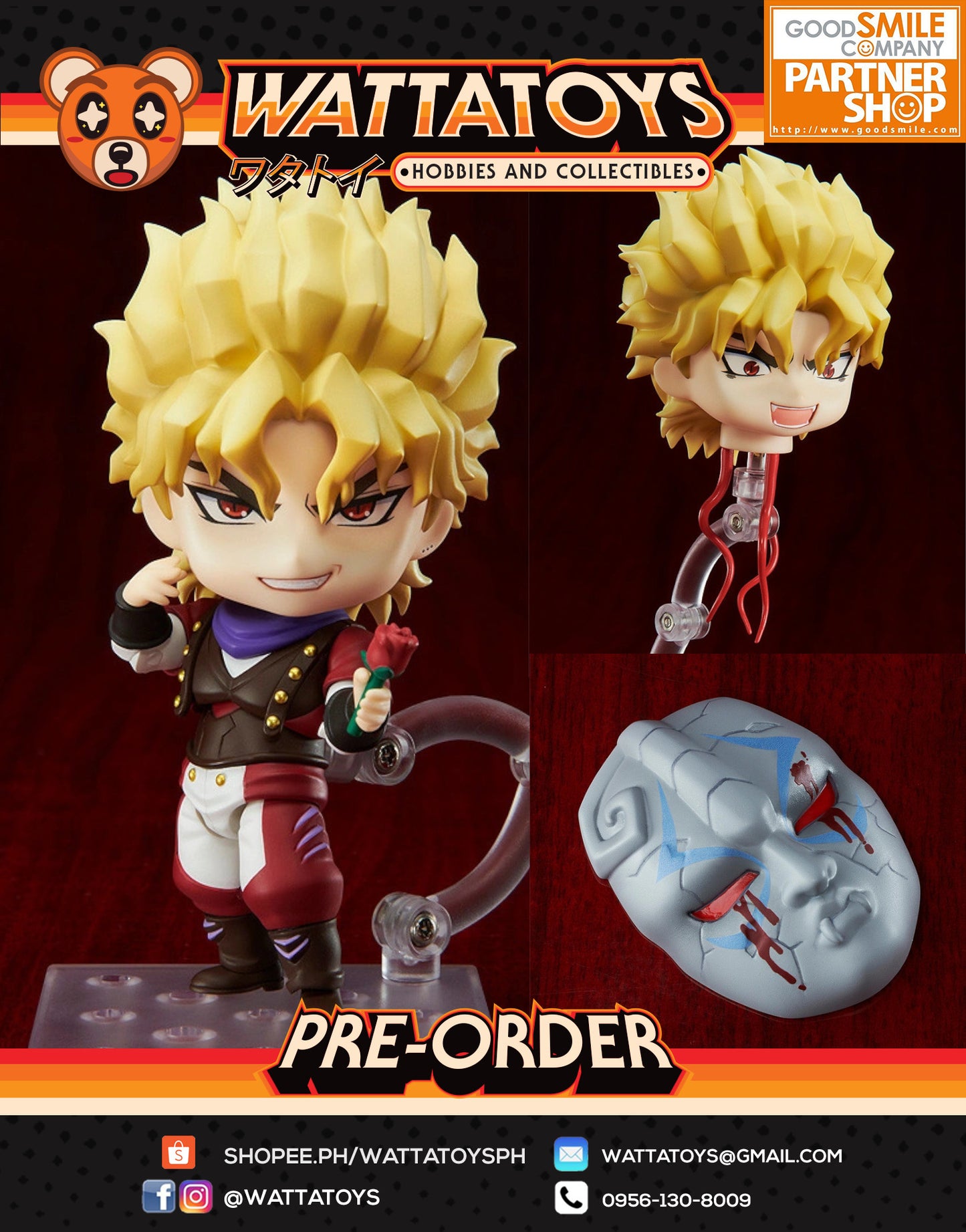 PRE ORDER Nendoroid #1624 Jojo's Bizarre Adventure - Dio Brando