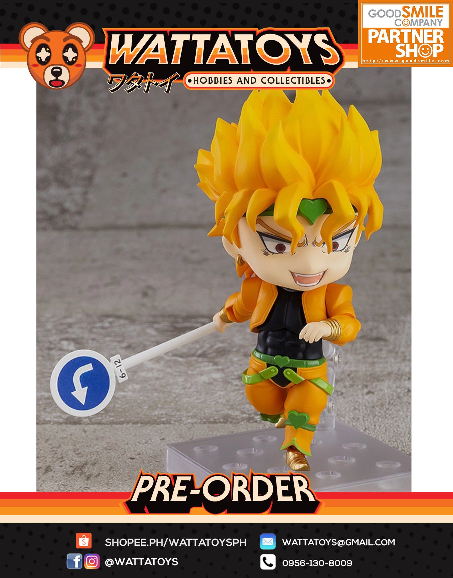 PRE ORDER Nendoroid #1110 JoJo's Bizarre Adventure: Stardust Crusaders - Dio (re-run)