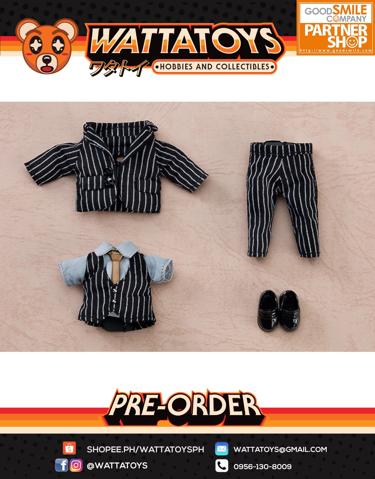 PRE ORDER Nendoroid Doll: Outfit Set - Suit: Stripes
