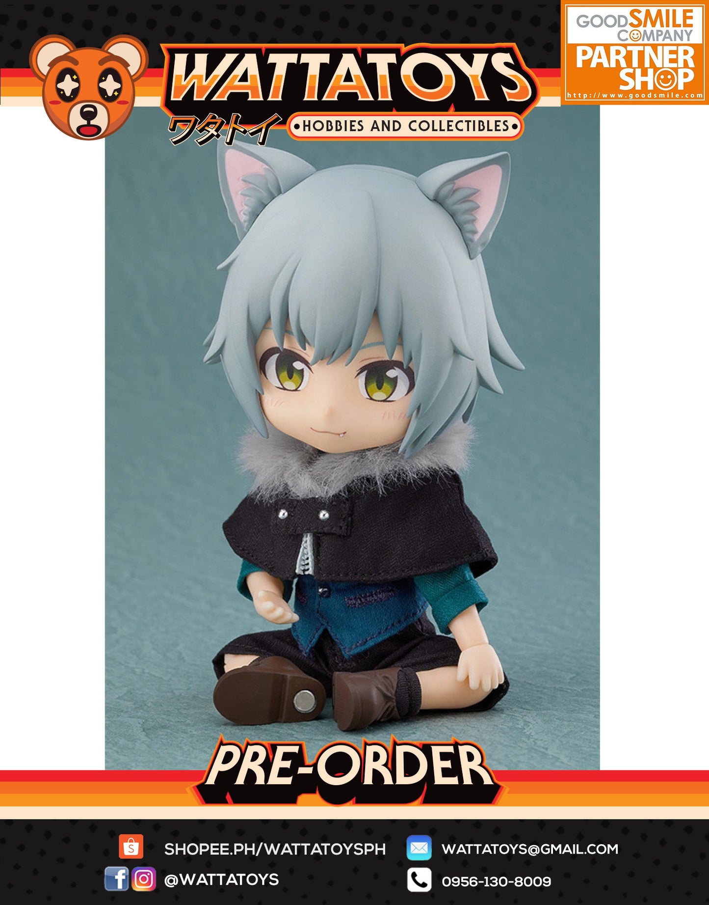 PRE ORDER Nendoroid Doll Wolf Ash