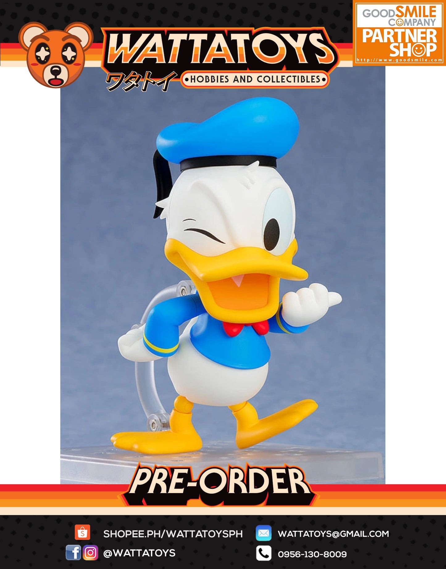 PRE ORDER Nendoroid #1668 Donald Duck